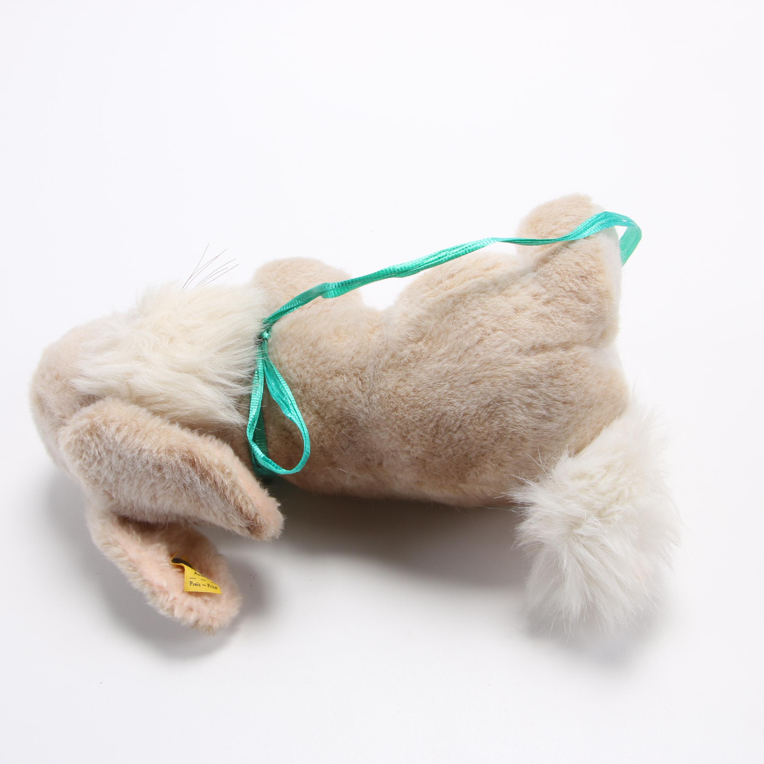 Steiff Plush Animals Including "Dormy" and "Molly", 1970-80s