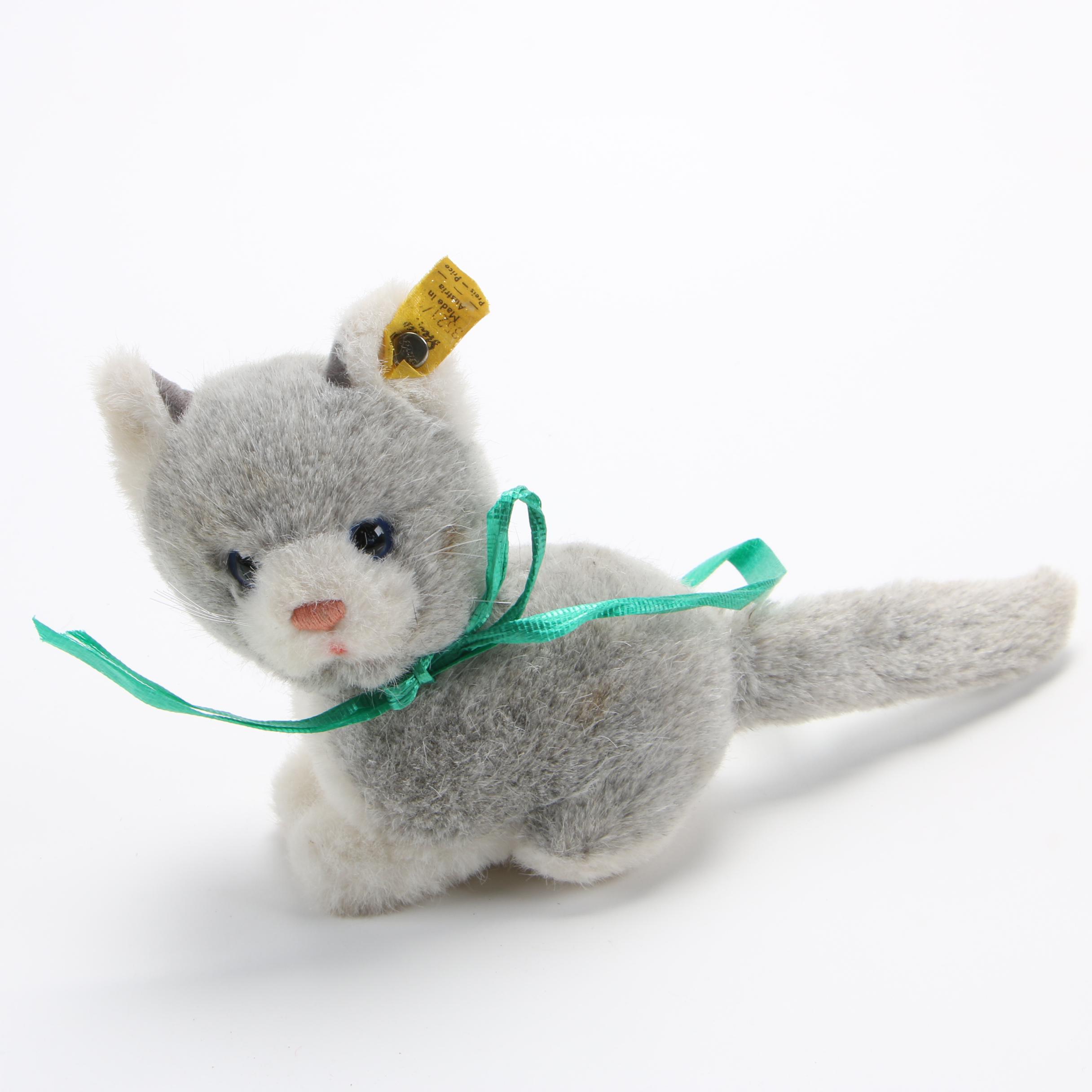 Steiff Plush Animals Including "Dormy" and "Molly", 1970-80s
