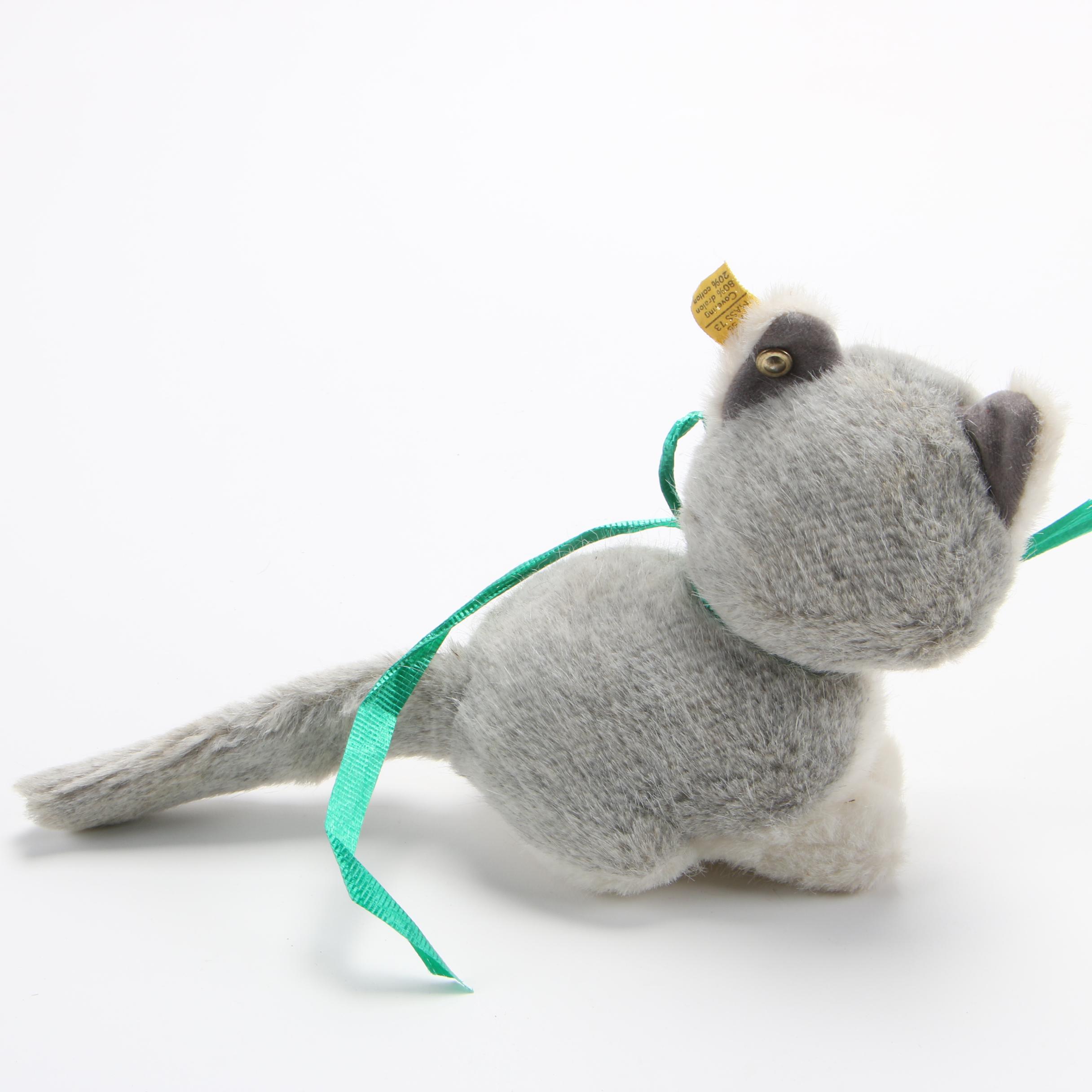 Steiff Plush Animals Including "Dormy" and "Molly", 1970-80s