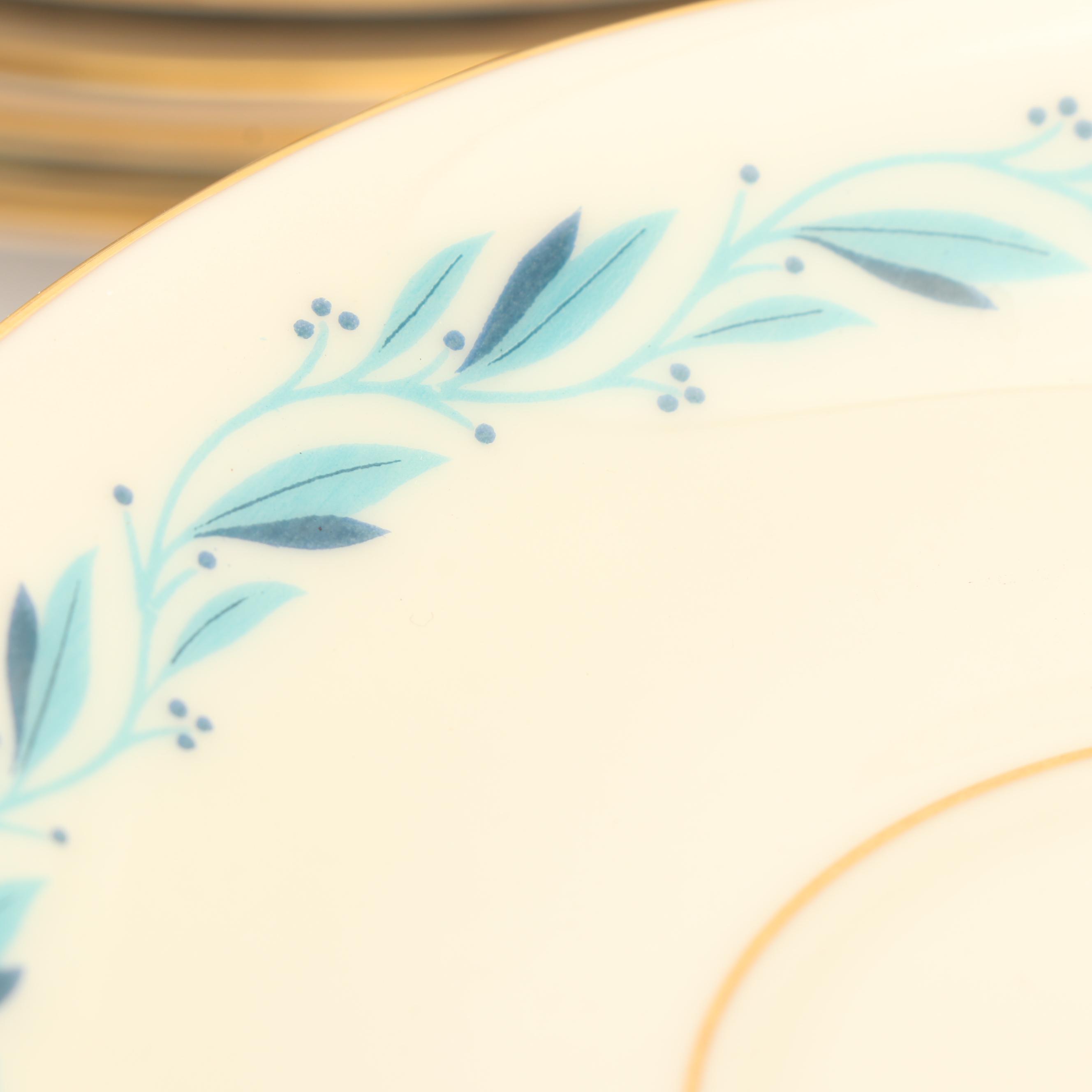 Vintage Lenox "Blue Ridge" Porcelain Dinnerware