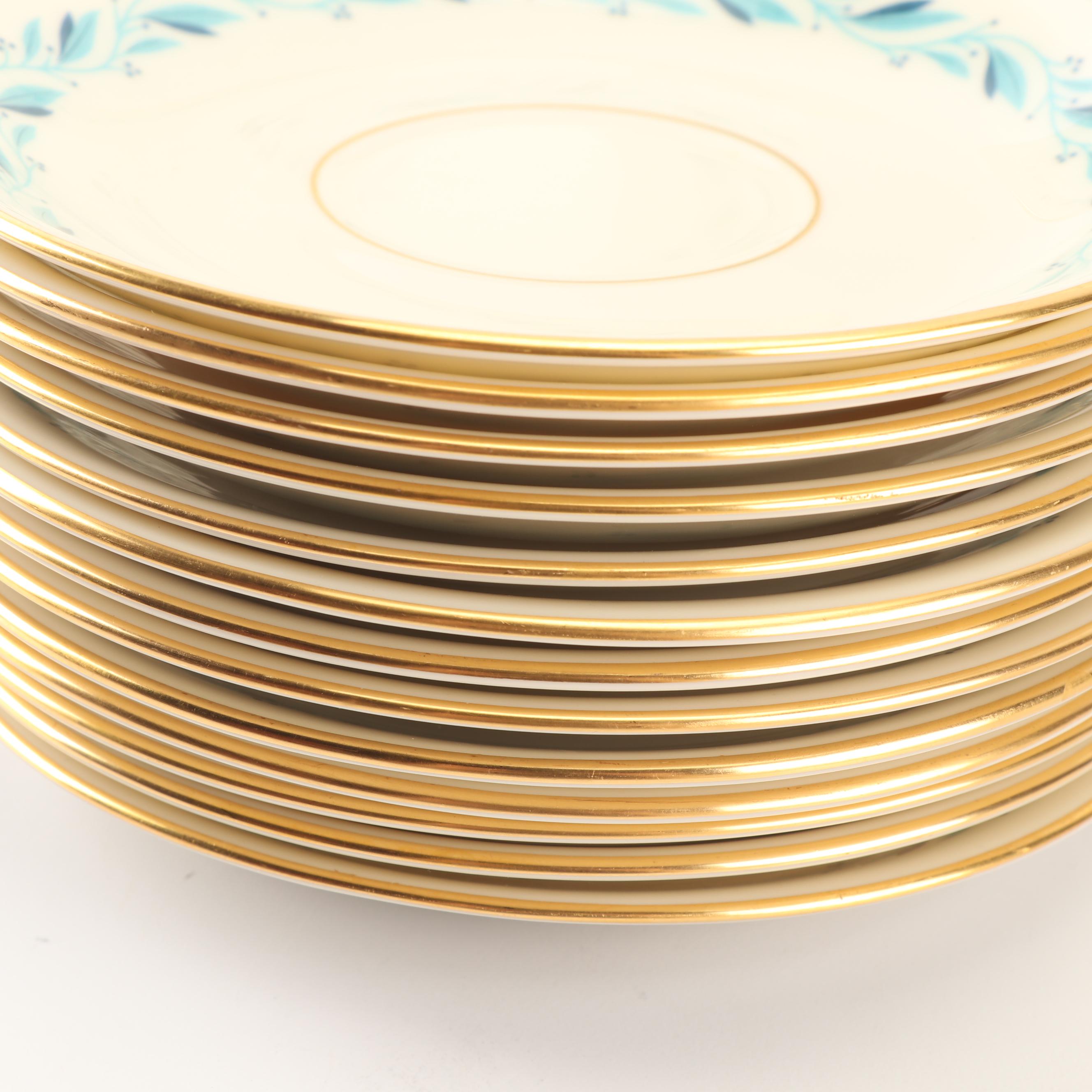 Vintage Lenox "Blue Ridge" Porcelain Dinnerware