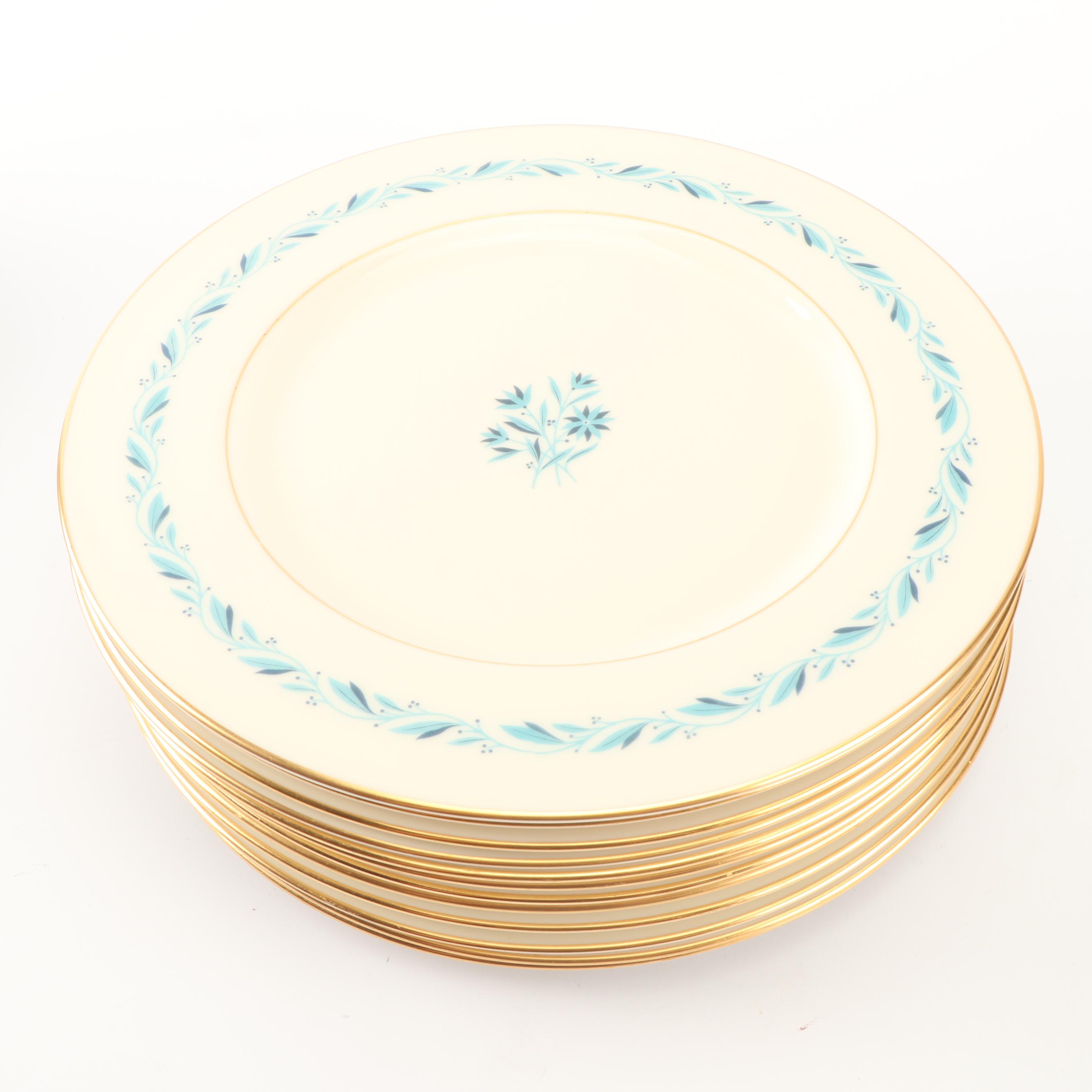 Vintage Lenox "Blue Ridge" Porcelain Dinnerware