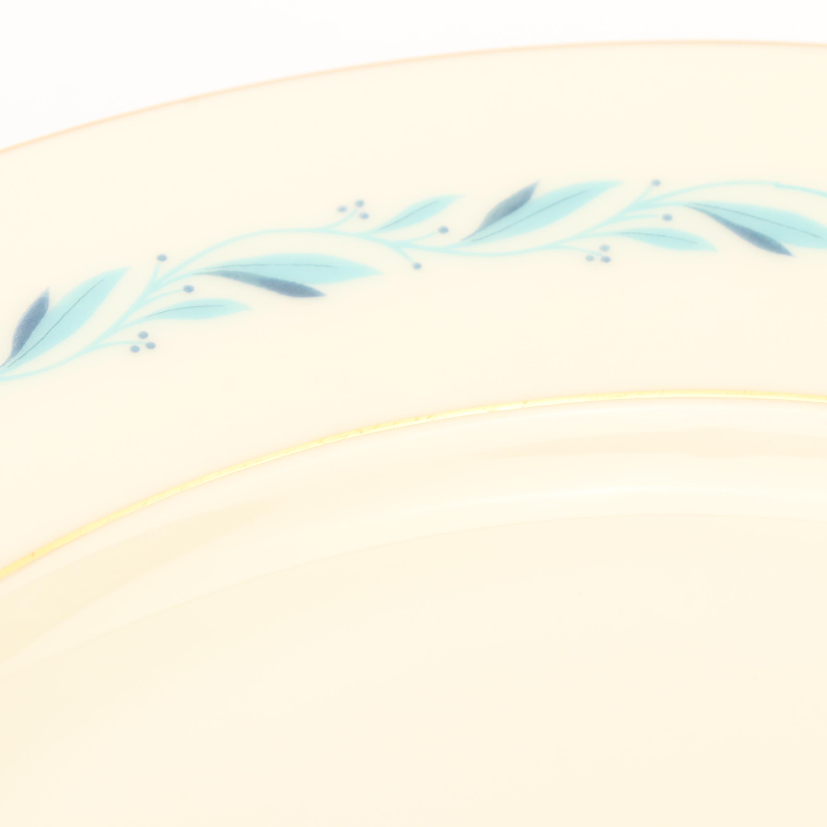 Vintage Lenox "Blue Ridge" Porcelain Dinnerware