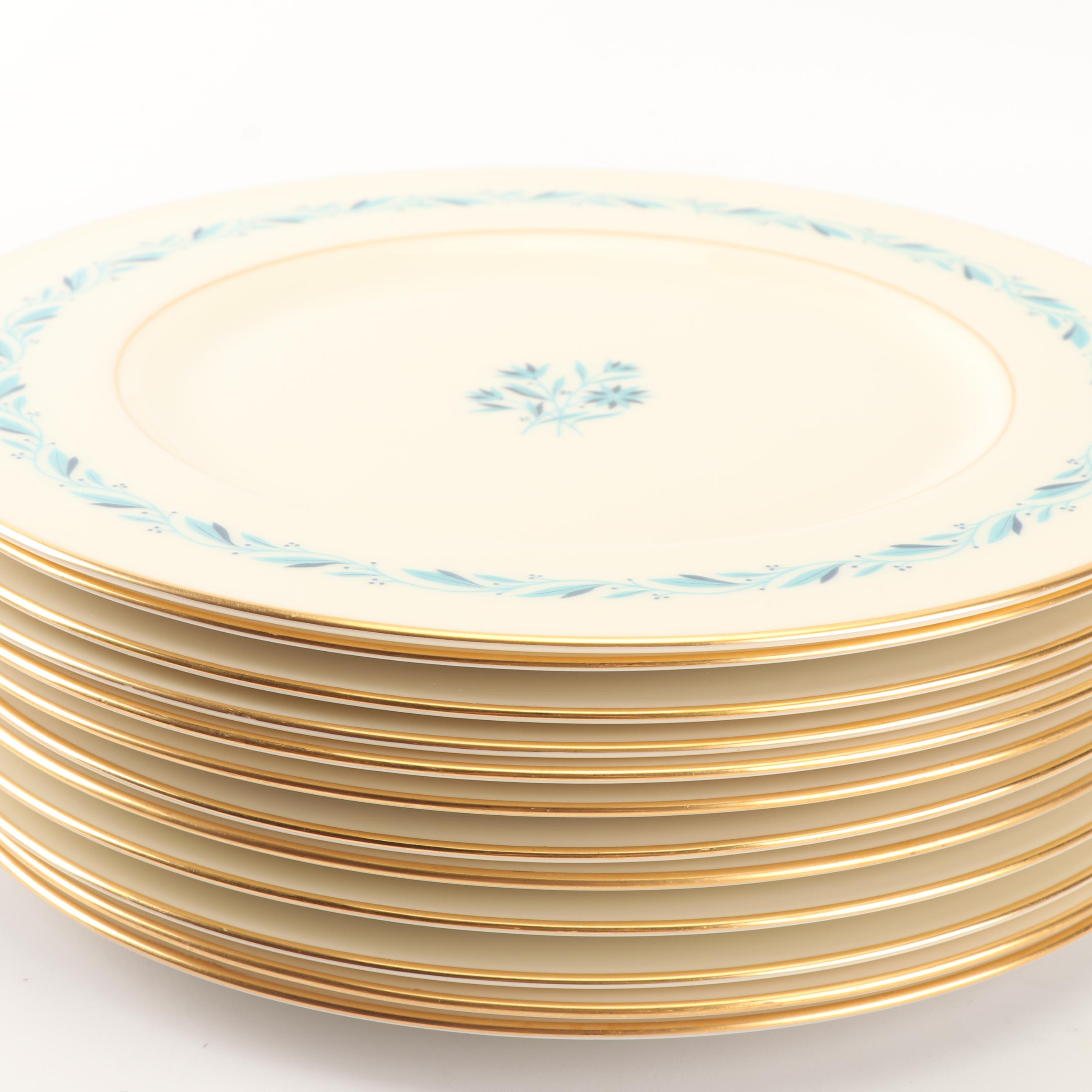 Vintage Lenox "Blue Ridge" Porcelain Dinnerware