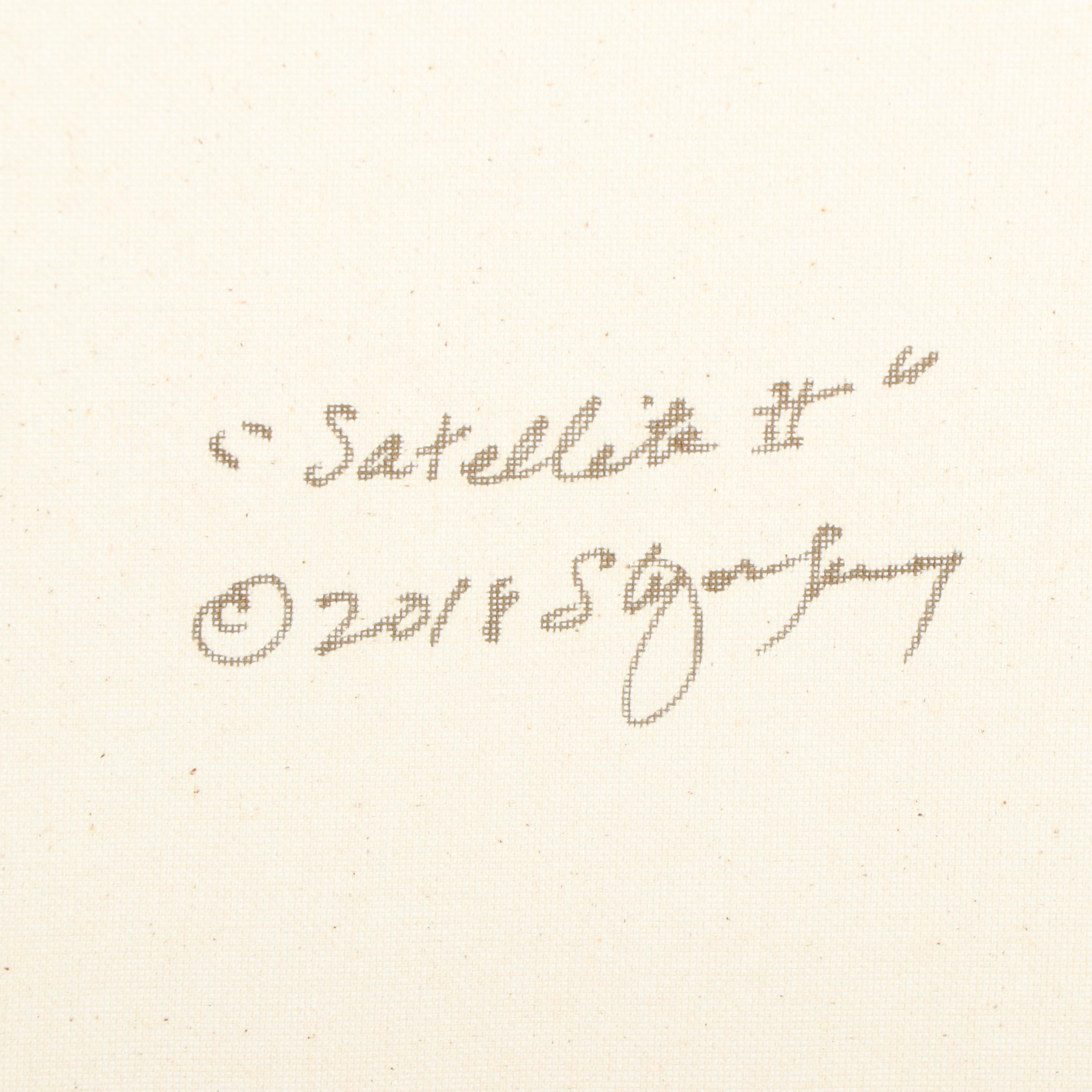 Stefan Georg Acrylic Painting "Satellite II"