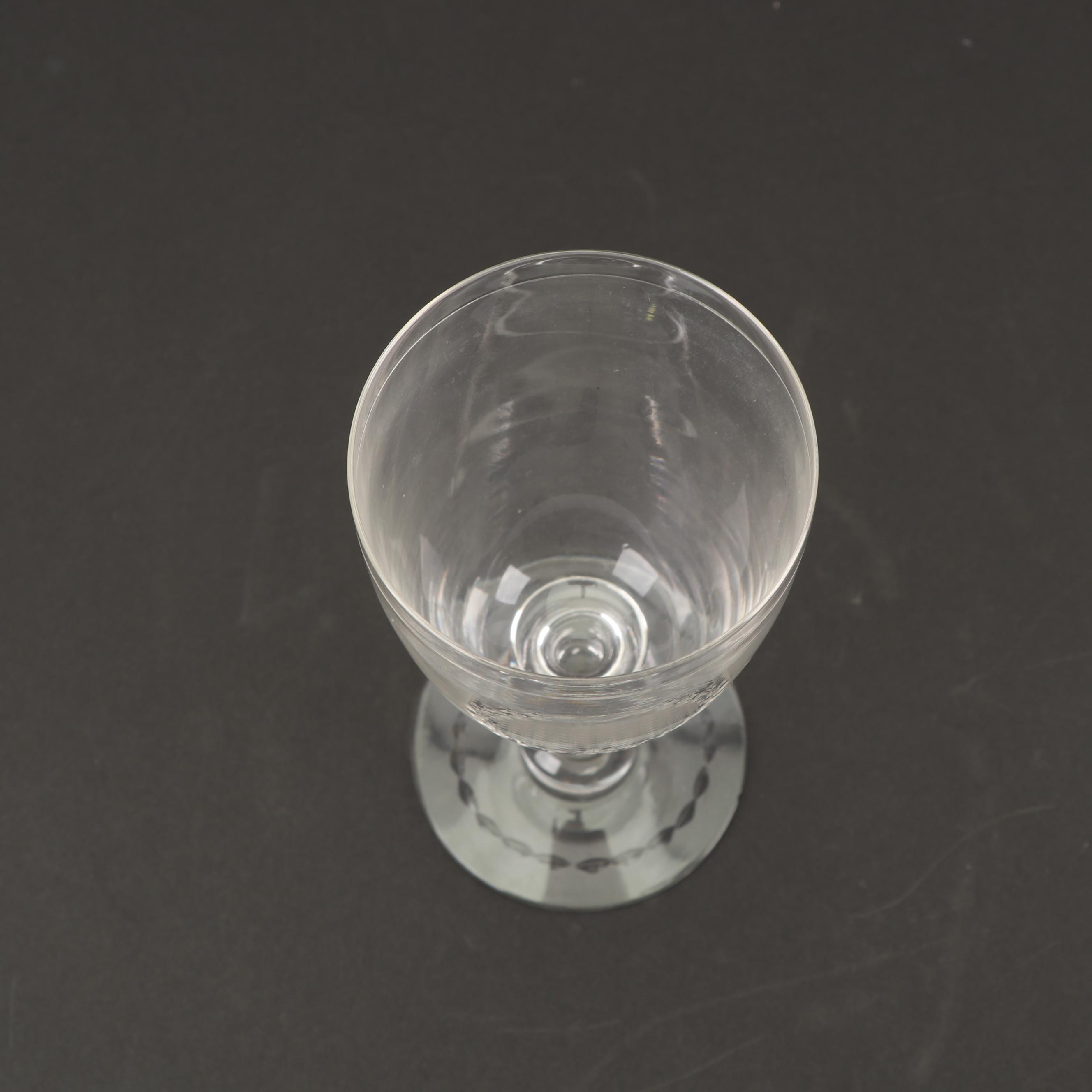 Hawkes Cut Glass "Laurel Wreath" Water Goblets