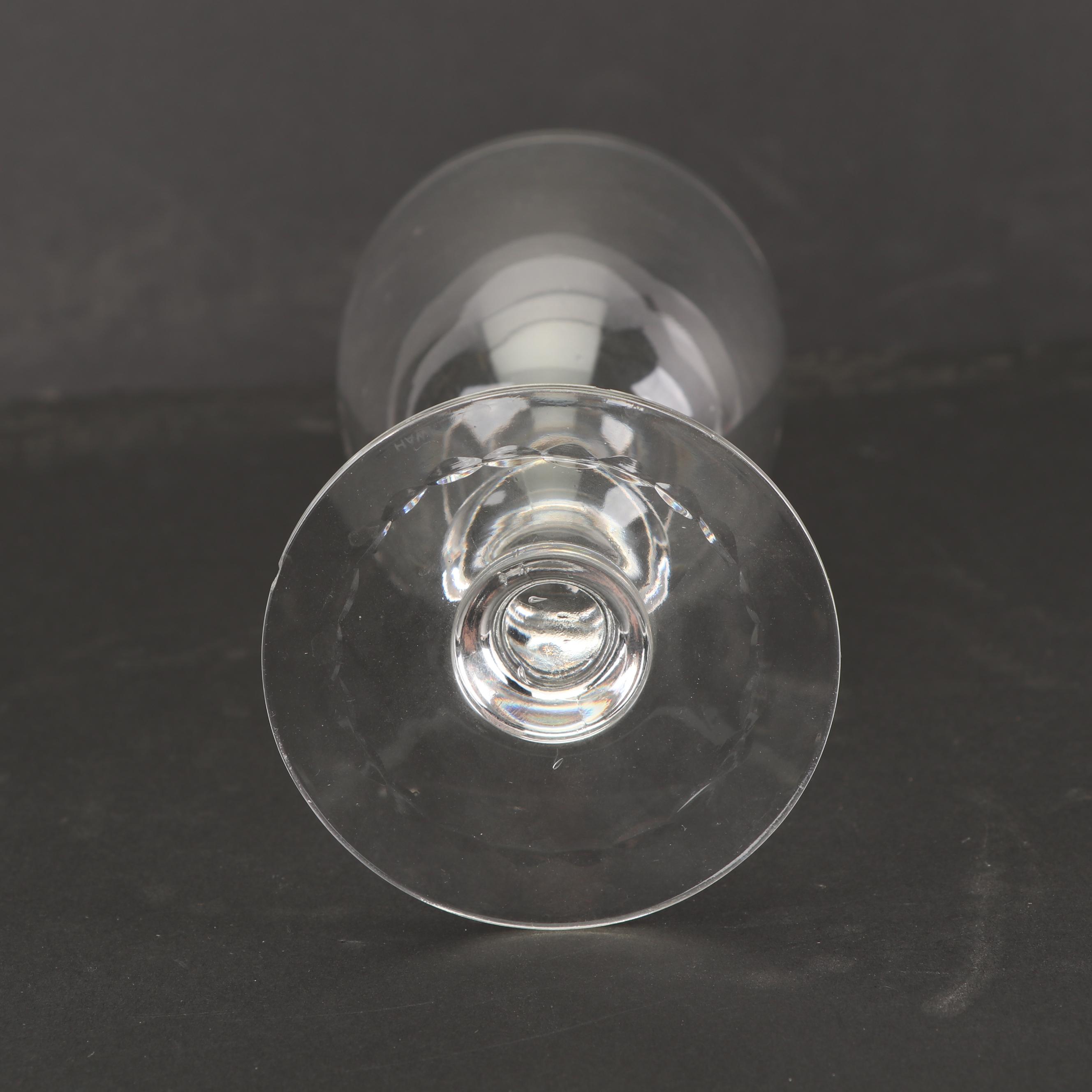 Hawkes Cut Glass "Laurel Wreath" Water Goblets