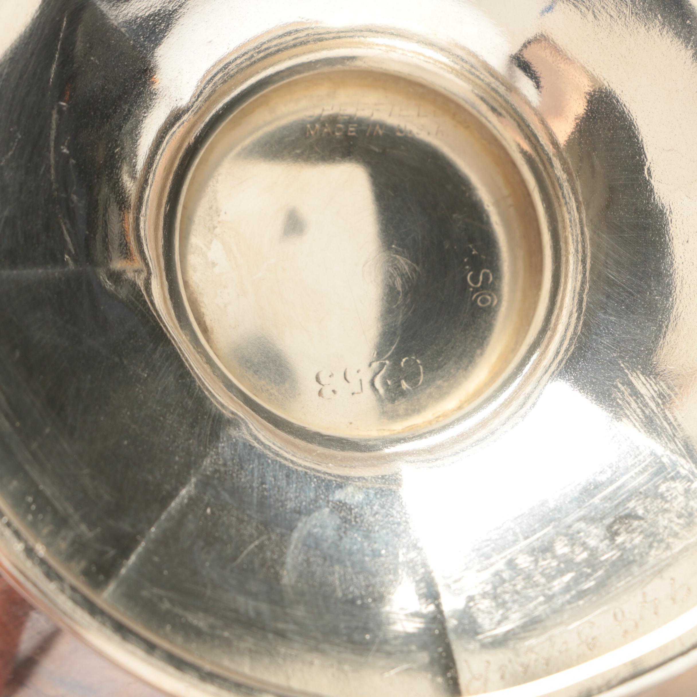 Sheffield Silver Co. Silver Plate Tea and Coffee Service Set