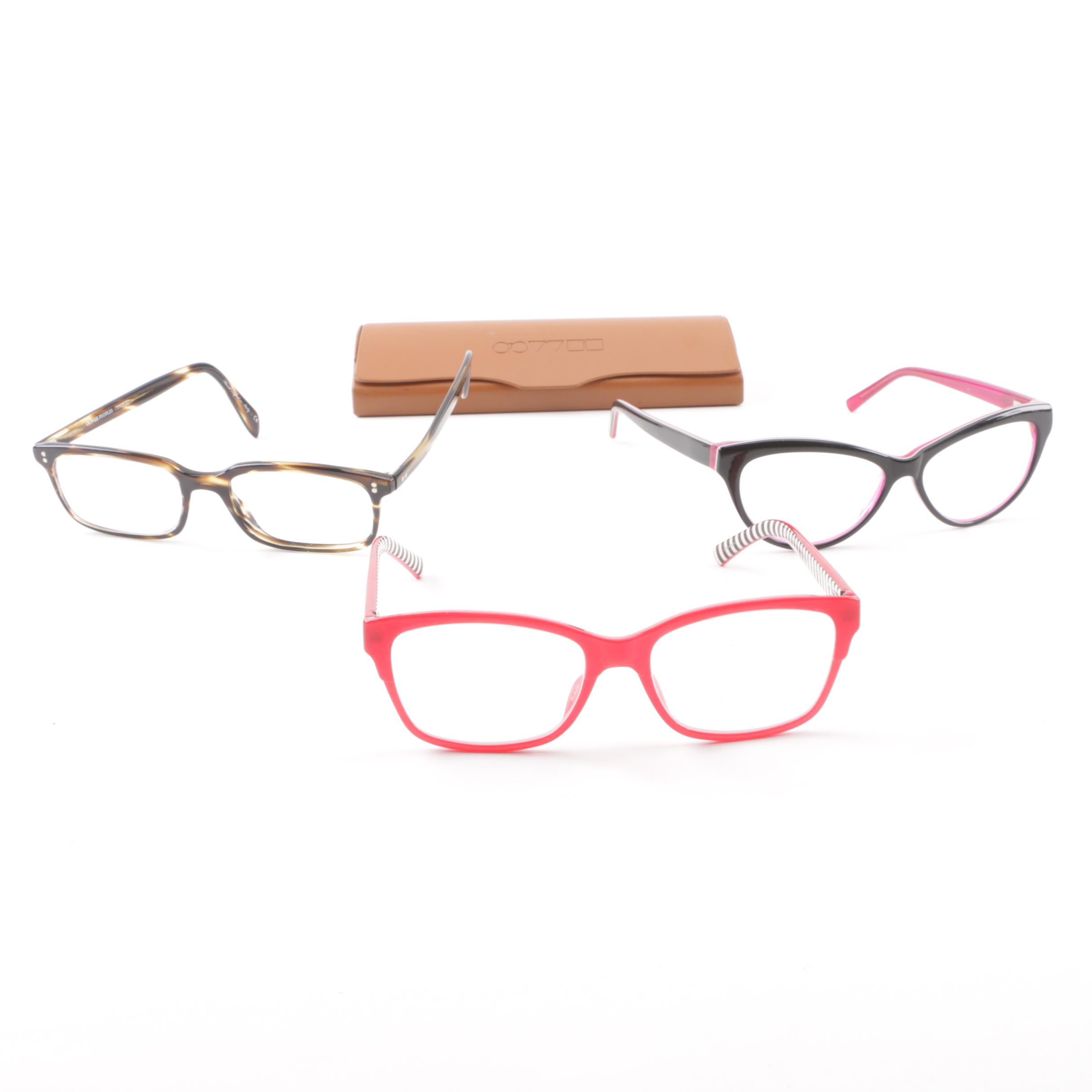 Oliver Peoples Denison and Kate Spade New York Prescription Eyeglasses