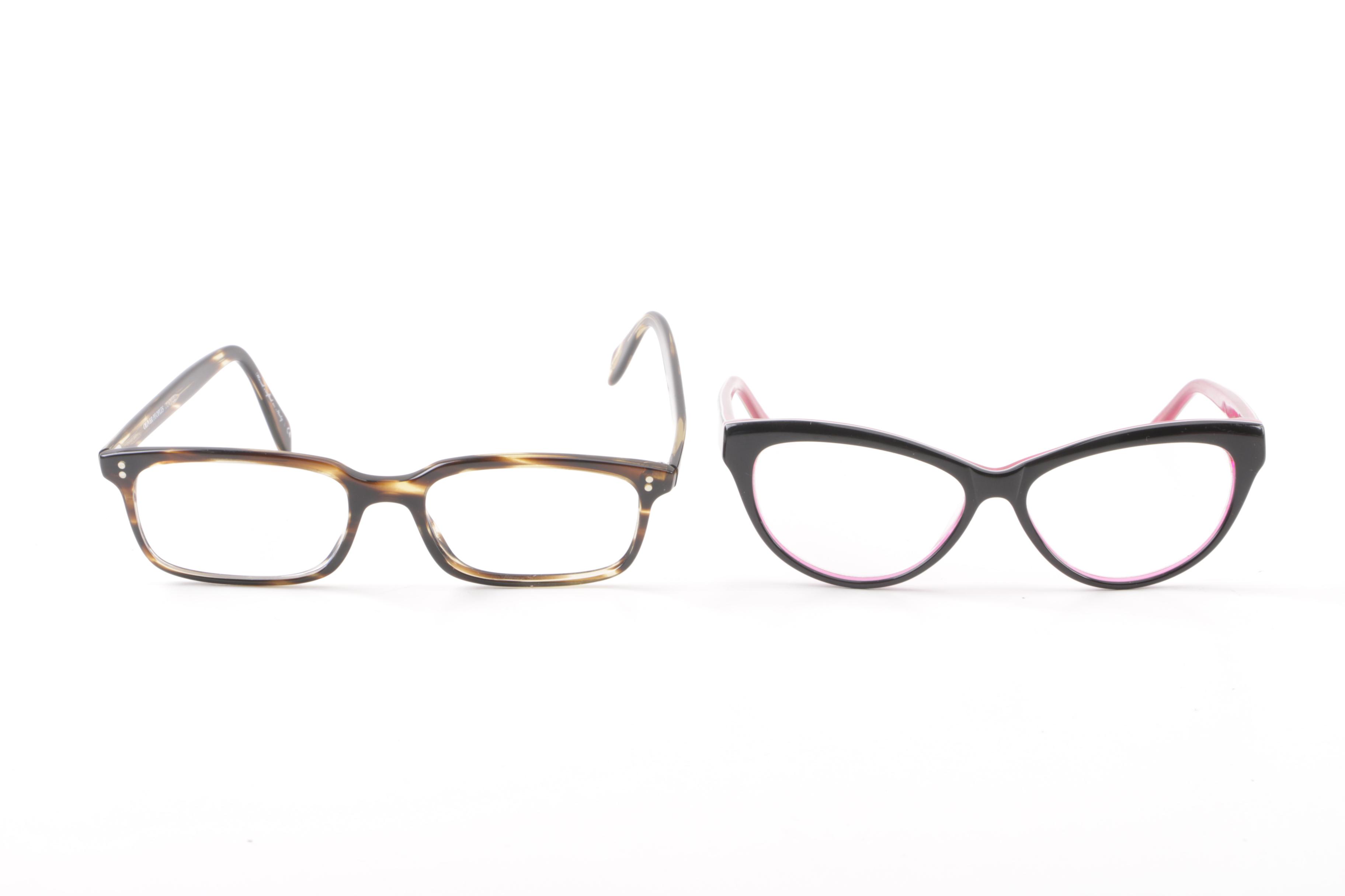 Oliver Peoples Denison and Kate Spade New York Prescription Eyeglasses