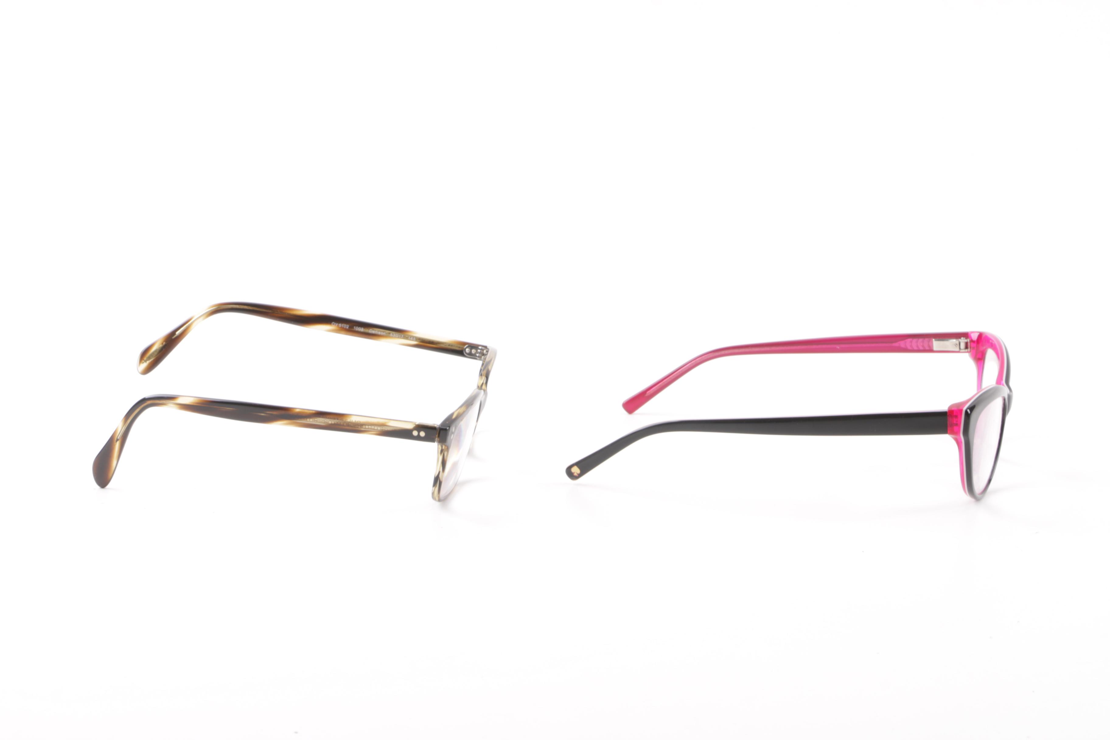 Oliver Peoples Denison and Kate Spade New York Prescription Eyeglasses