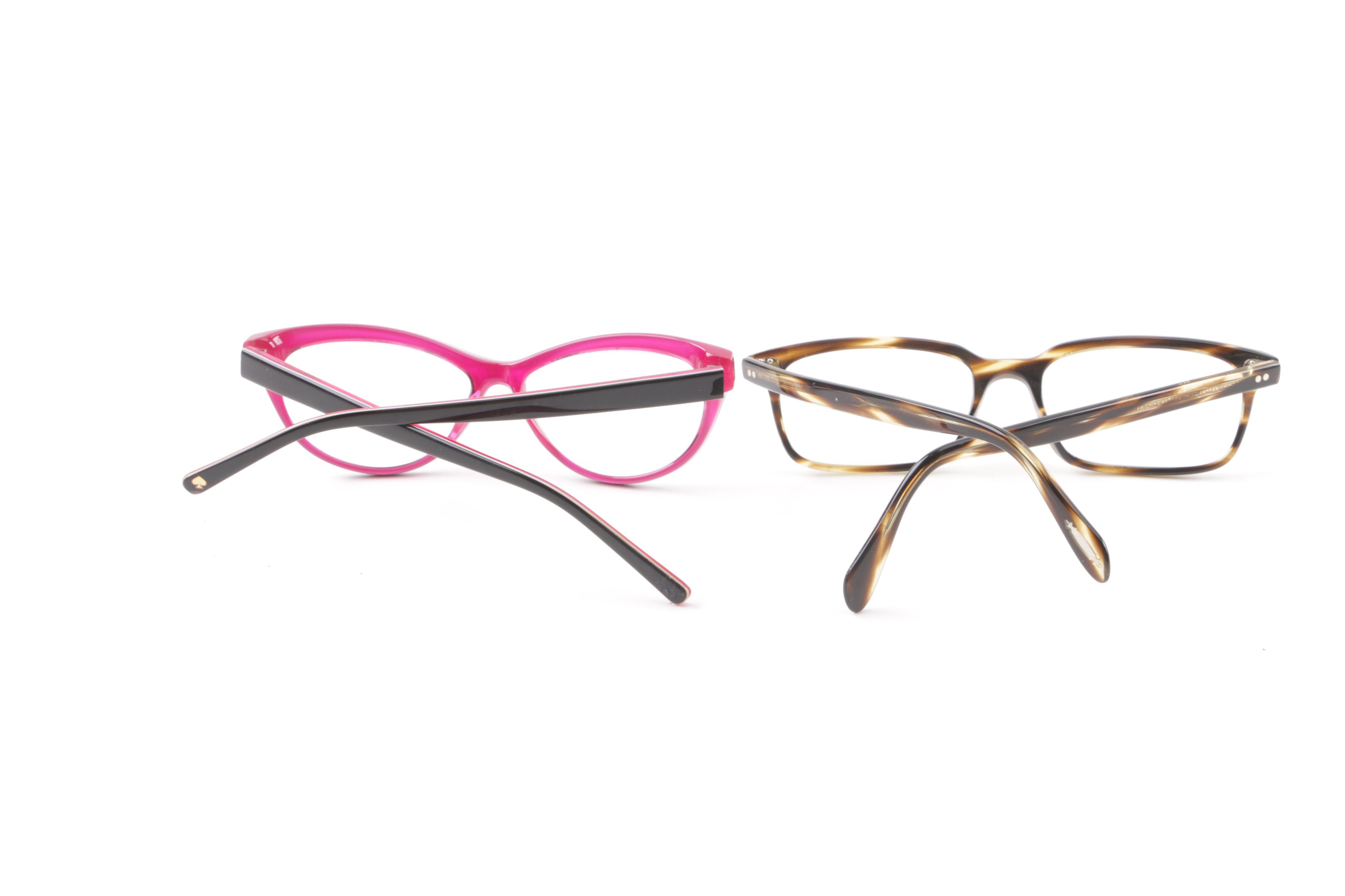 Oliver Peoples Denison and Kate Spade New York Prescription Eyeglasses