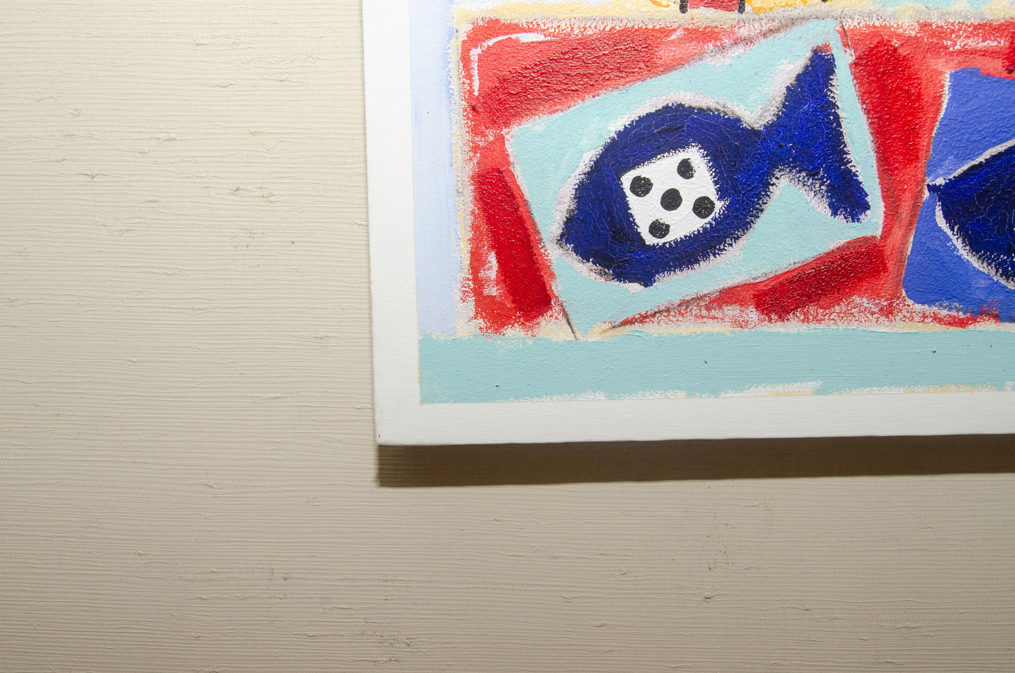 Holland Davidson Abstract Oil Painting "Games People Play"