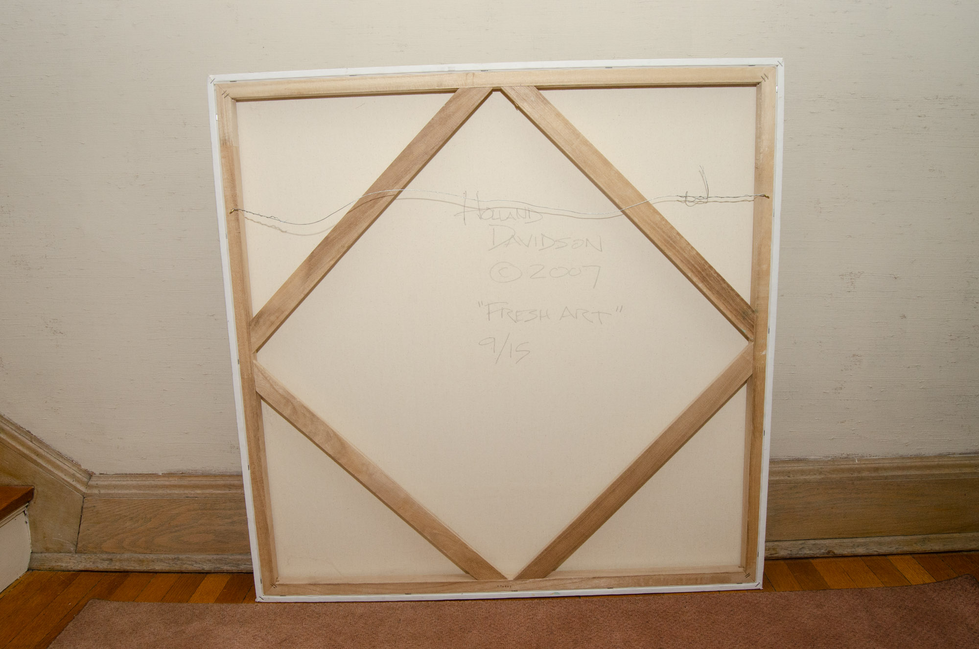 Holland Davidson Abstract Oil Painting "Games People Play"