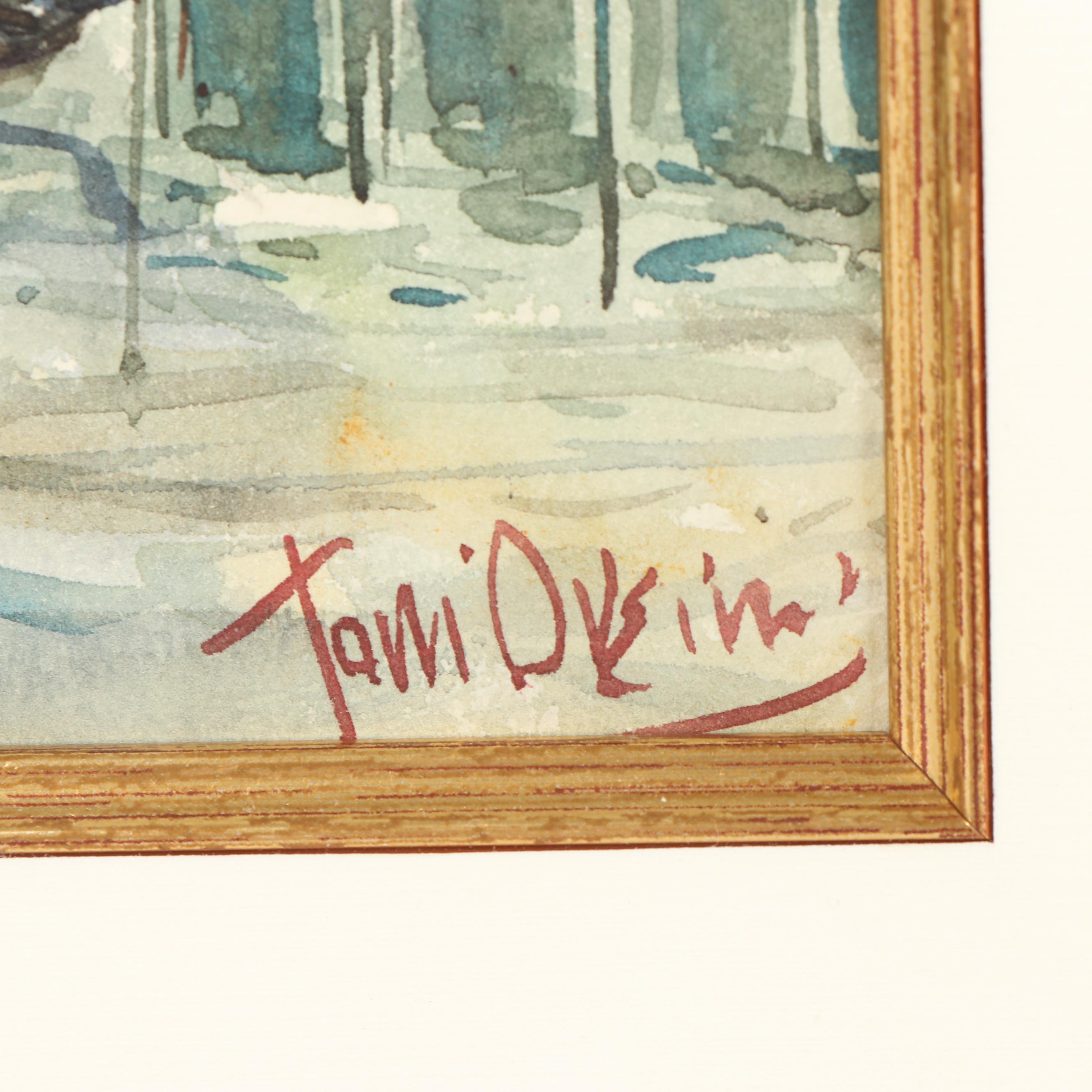 Toni Orsini Watercolors of Venetian Canals