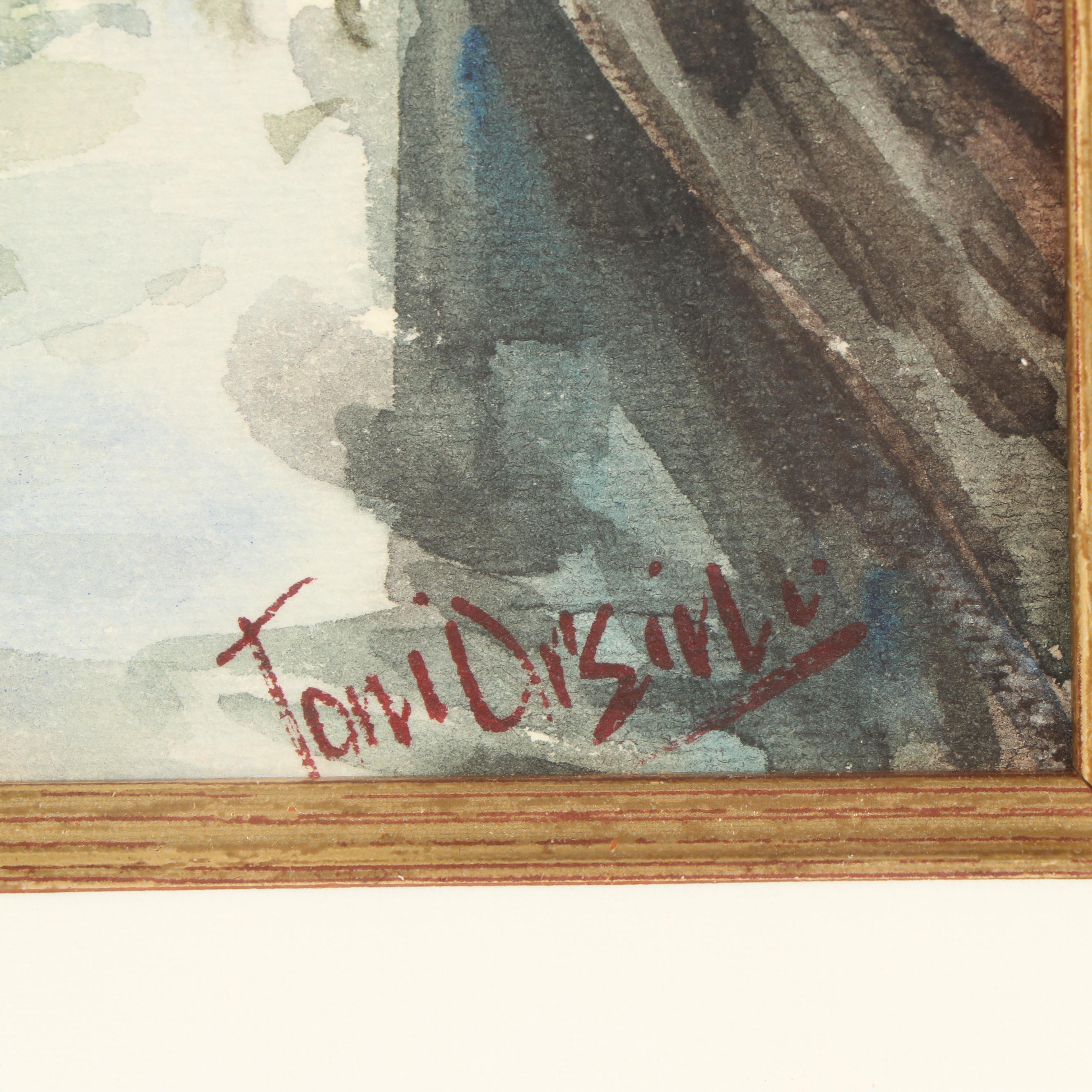 Toni Orsini Watercolors of Venetian Canals