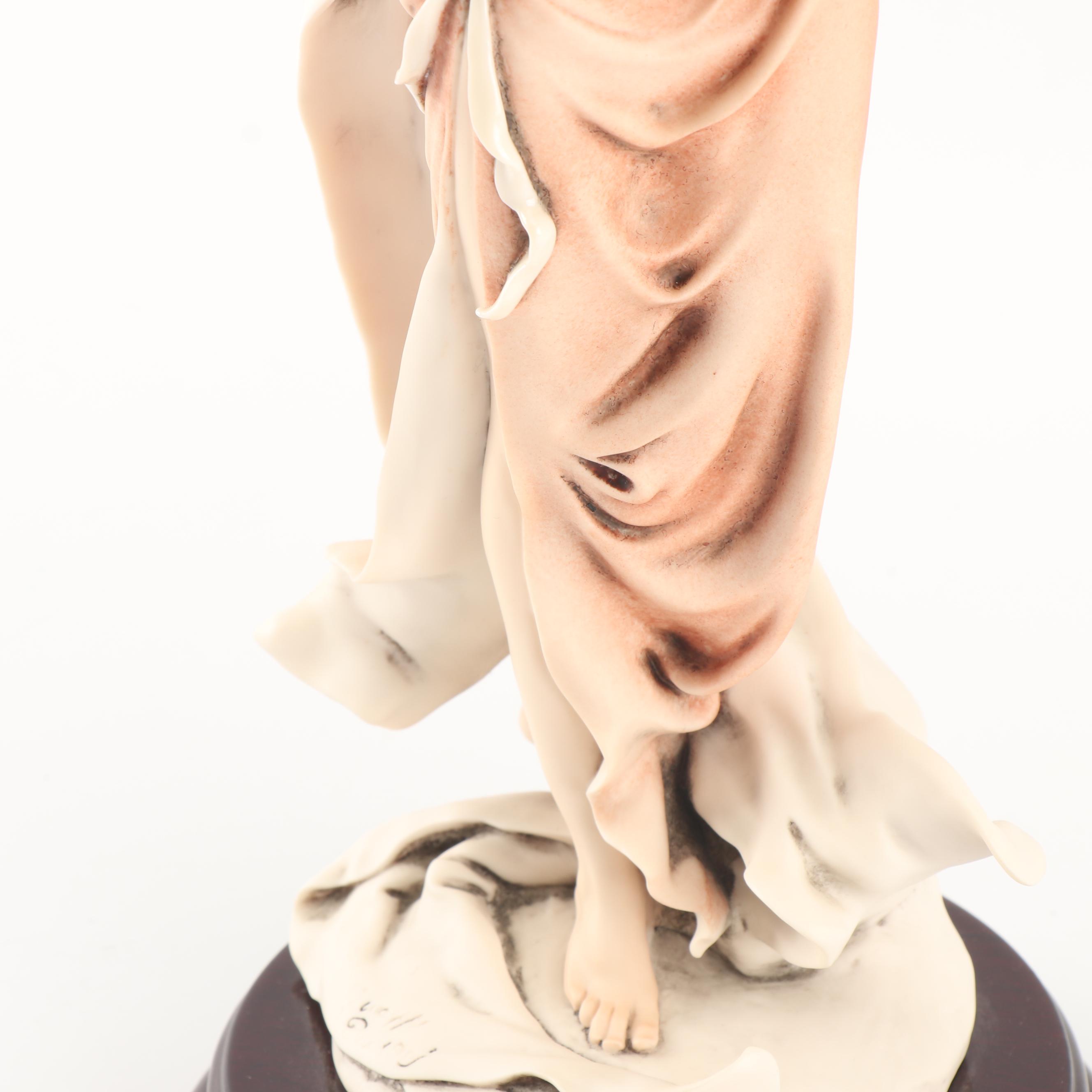 Limited Edition Giuseppe Armani Woman with Lyre Porcelain Figurine