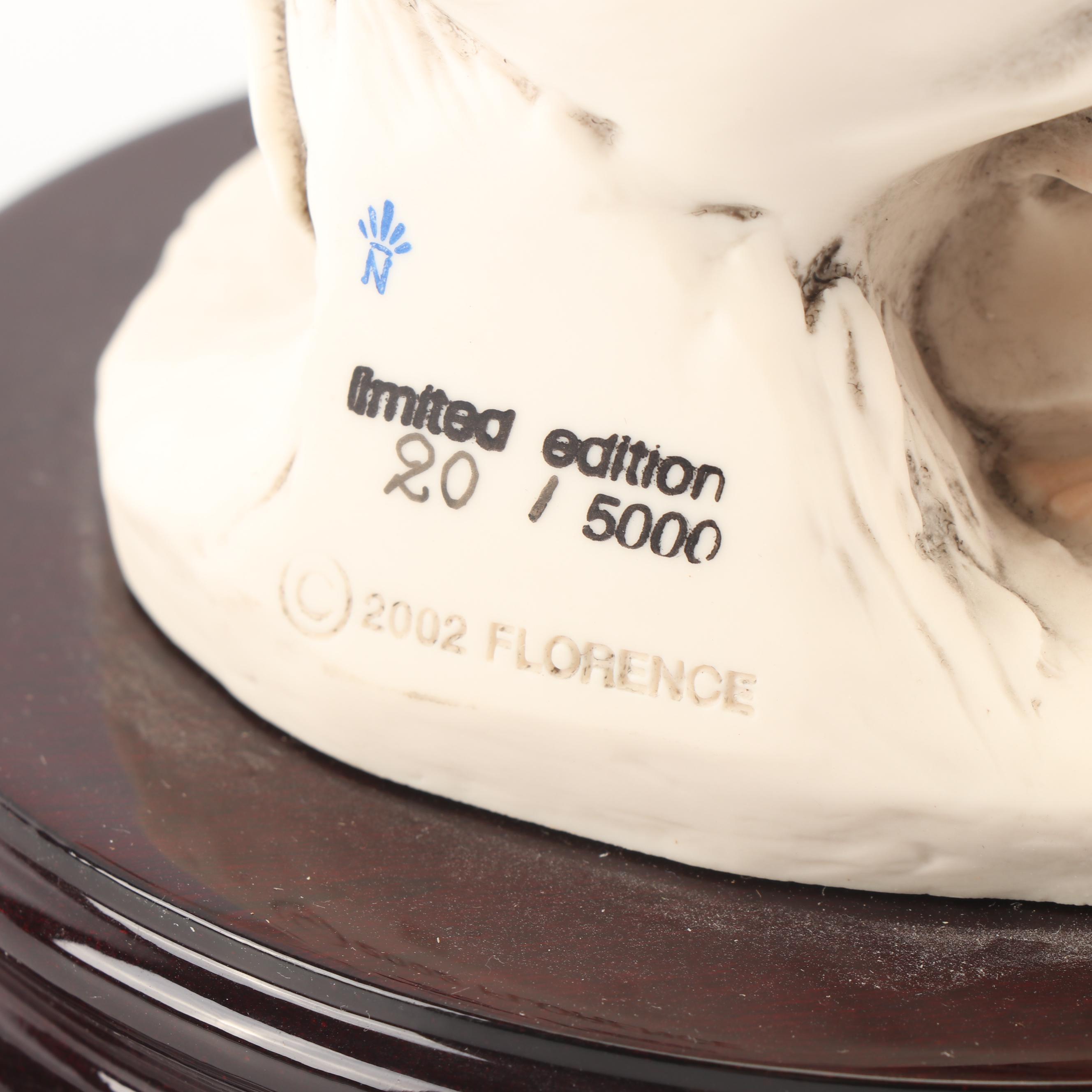 Limited Edition Giuseppe Armani Woman with Lyre Porcelain Figurine