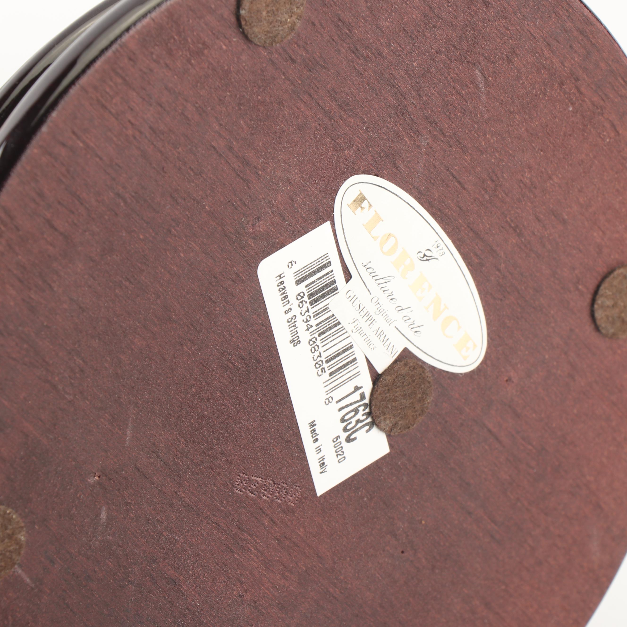 Limited Edition Giuseppe Armani Woman with Lyre Porcelain Figurine