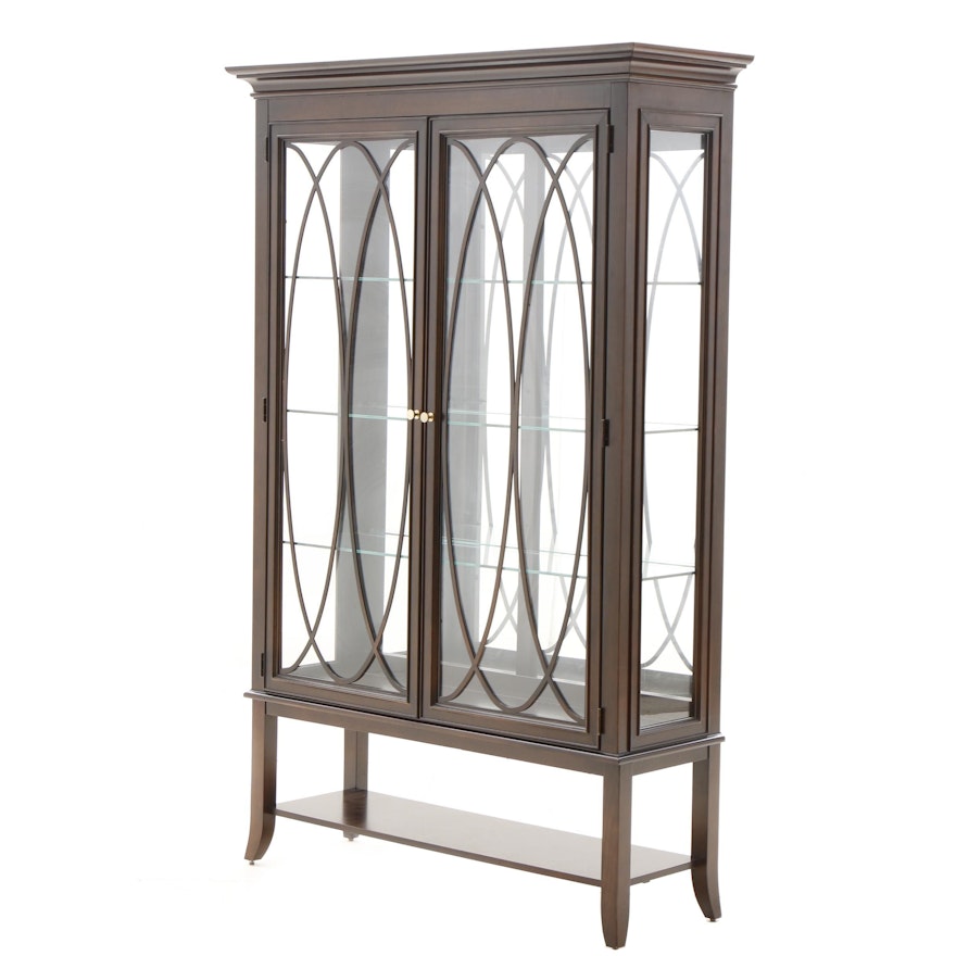 Stanley Furniture Lighted Curio Cabinet