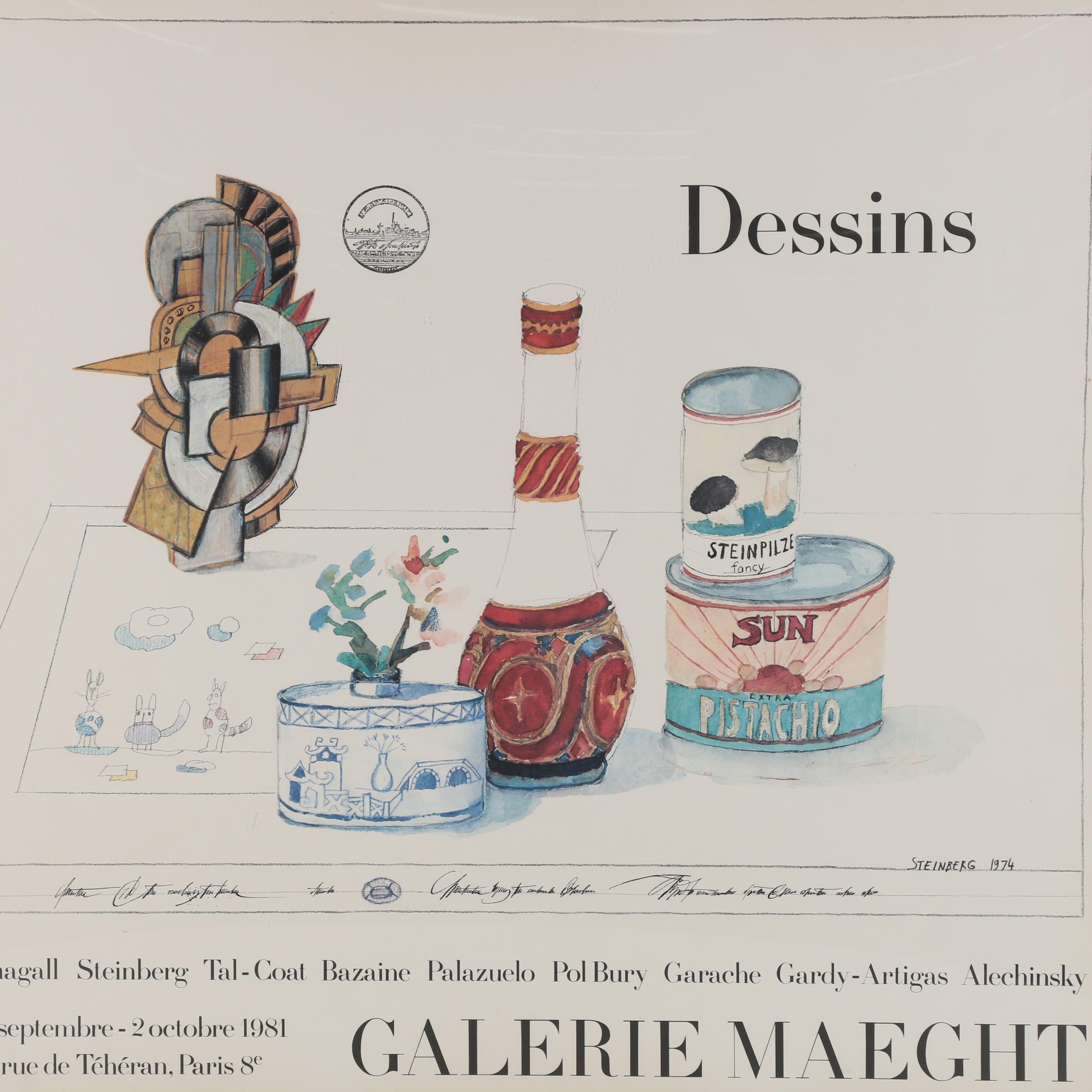 Exhibition Poster for Galerie Maeght "Dessins"