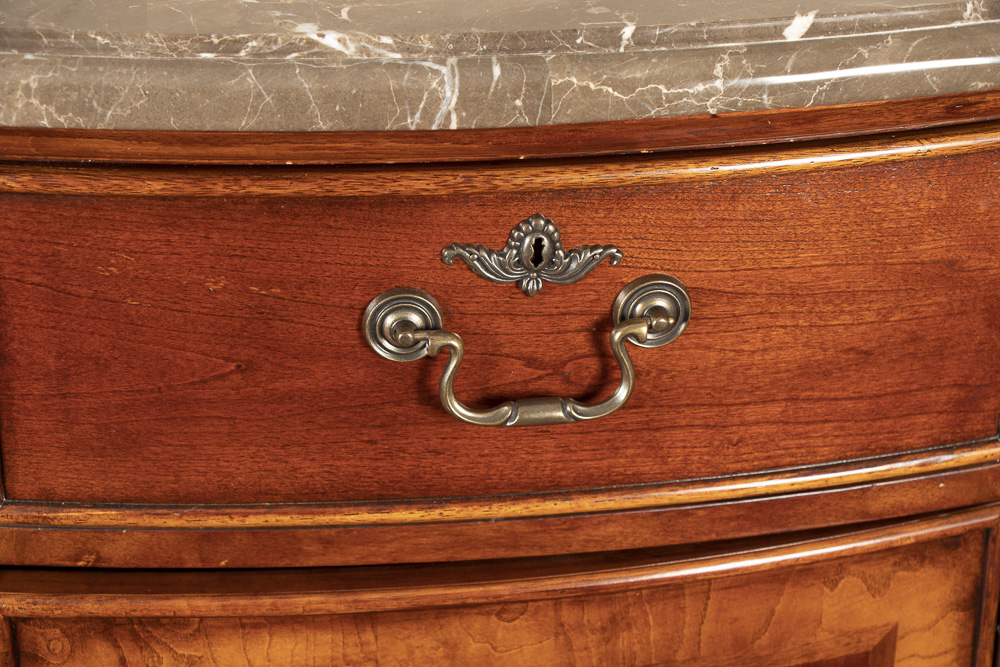 Regency Style "Manchester" Marble Top Buffet by Domain, 21st Century
