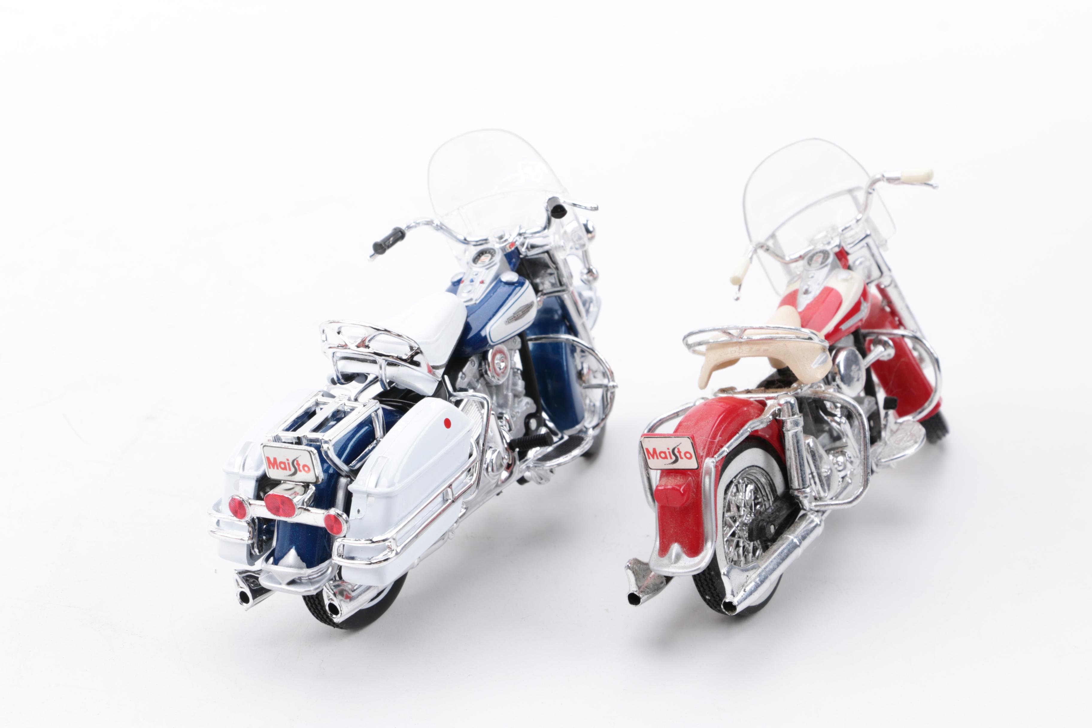 Die-Cast Harley Davidson Motorcycles