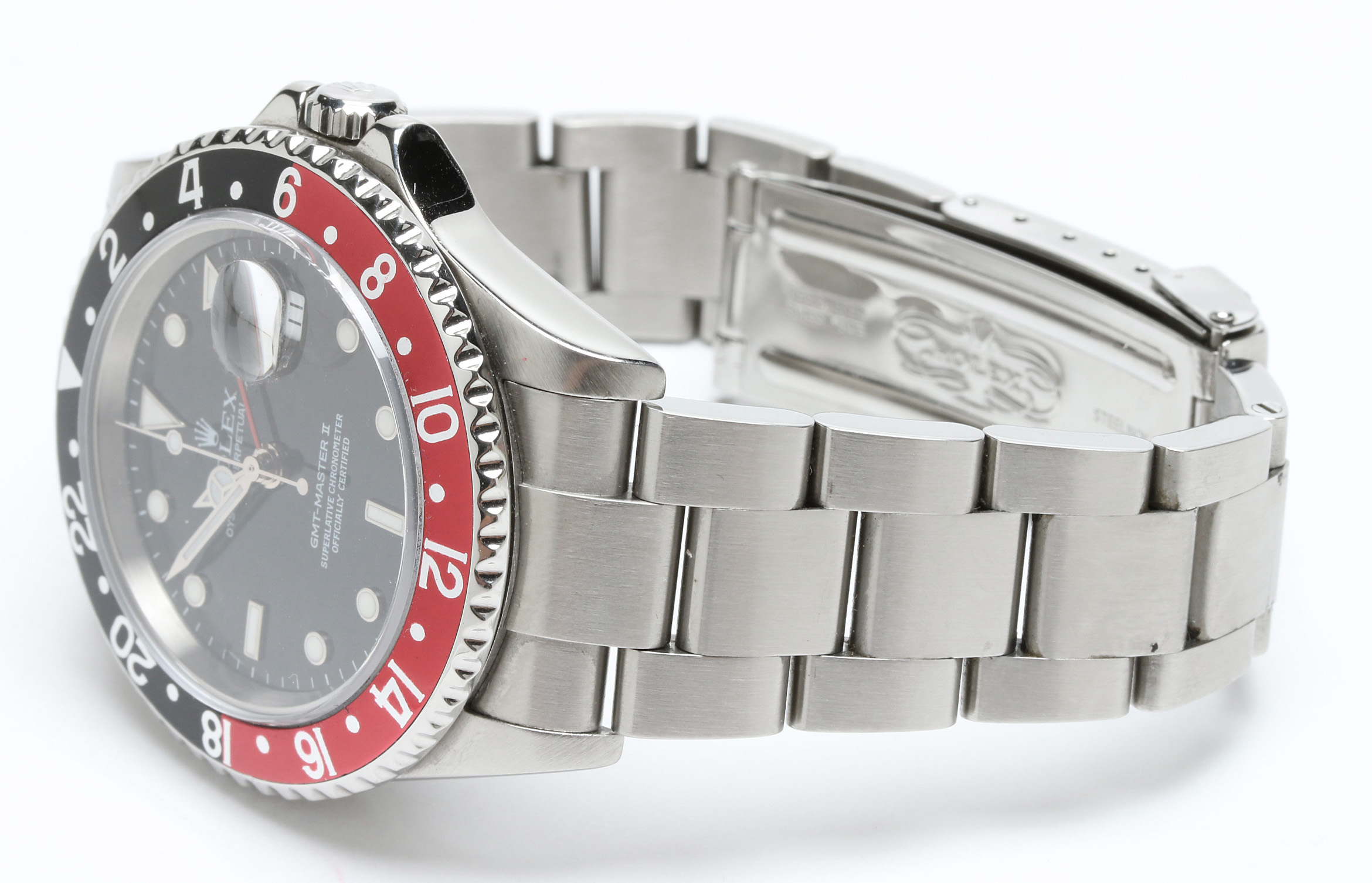 Rolex GMT-Master II Stainless Steel Coke Bezel Automatic Watch