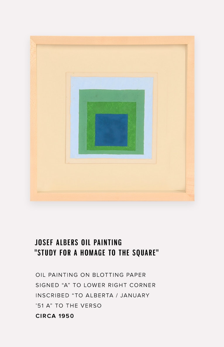 Seller Story: A Josef Albers Painting from the Paul Chidlaw Estate