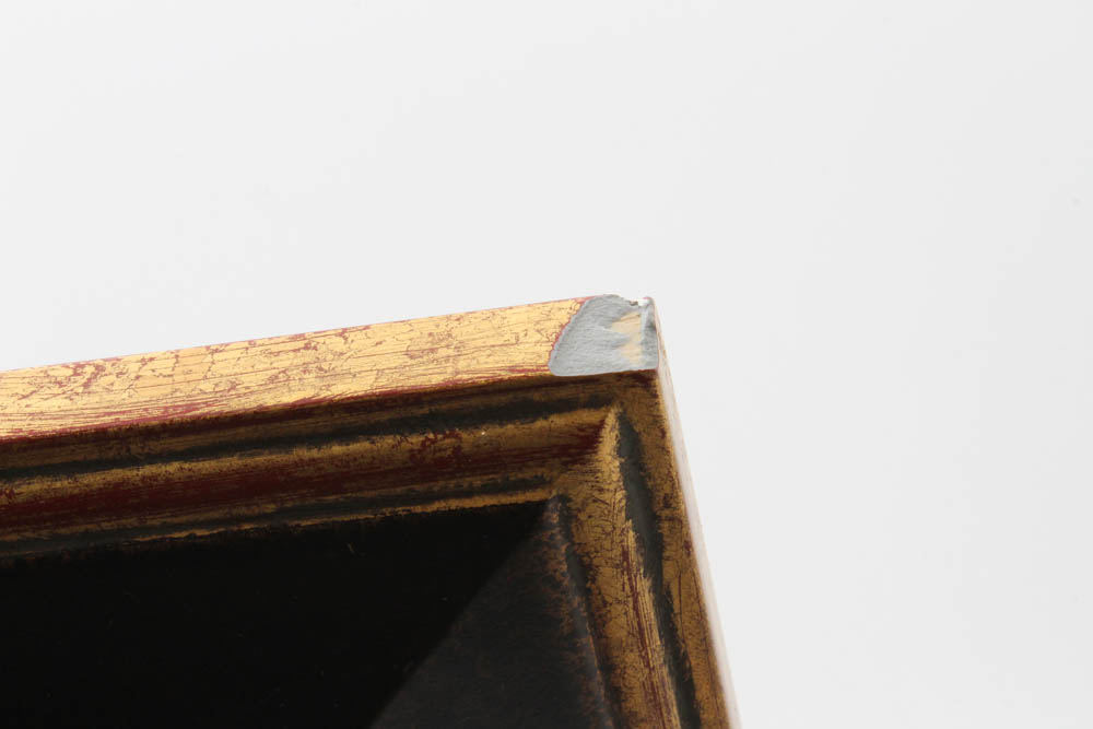 Oil Painting of European Street Scene