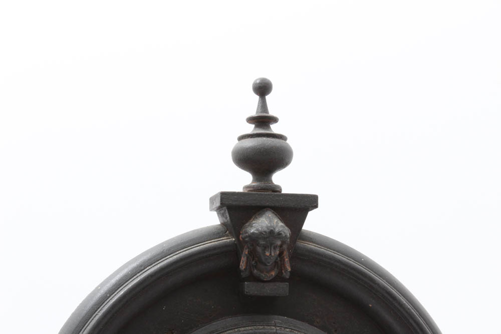 Antique William L. Gilbert “Parisian” Mantel Clock with Jenny Lind Carving