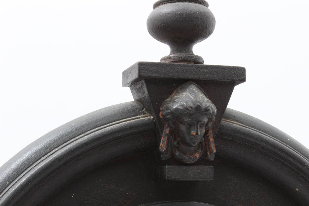 Antique William L. Gilbert “Parisian” Mantel Clock with Jenny Lind Carving