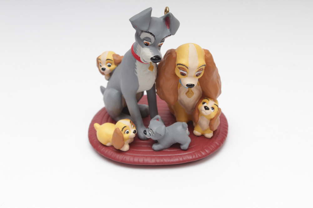 Hallmark Disney Ornaments with "Disney Snowflake Miniatures"
