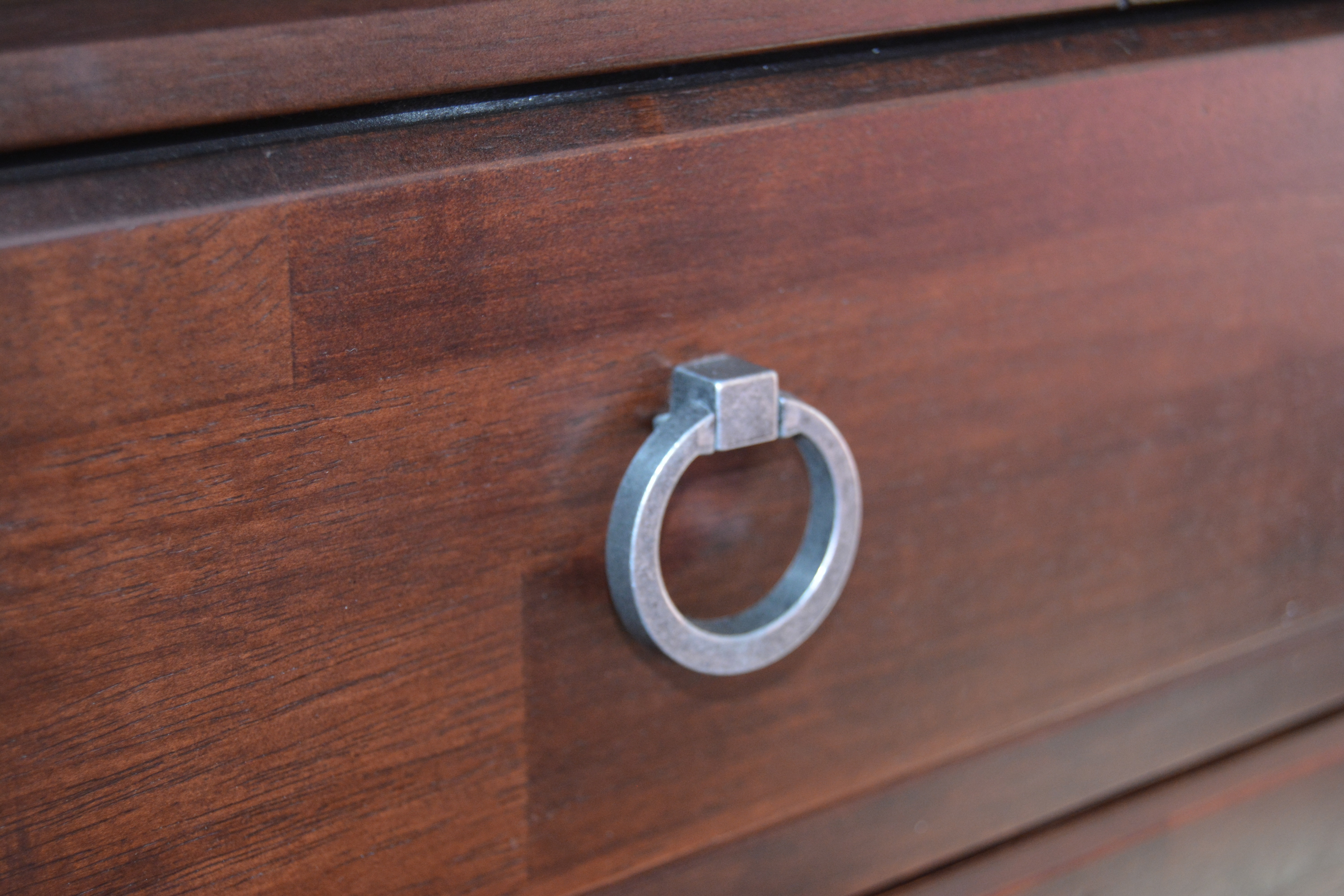 Mission Style Birch Chest of Drawers by American Signature, Late 20th Century