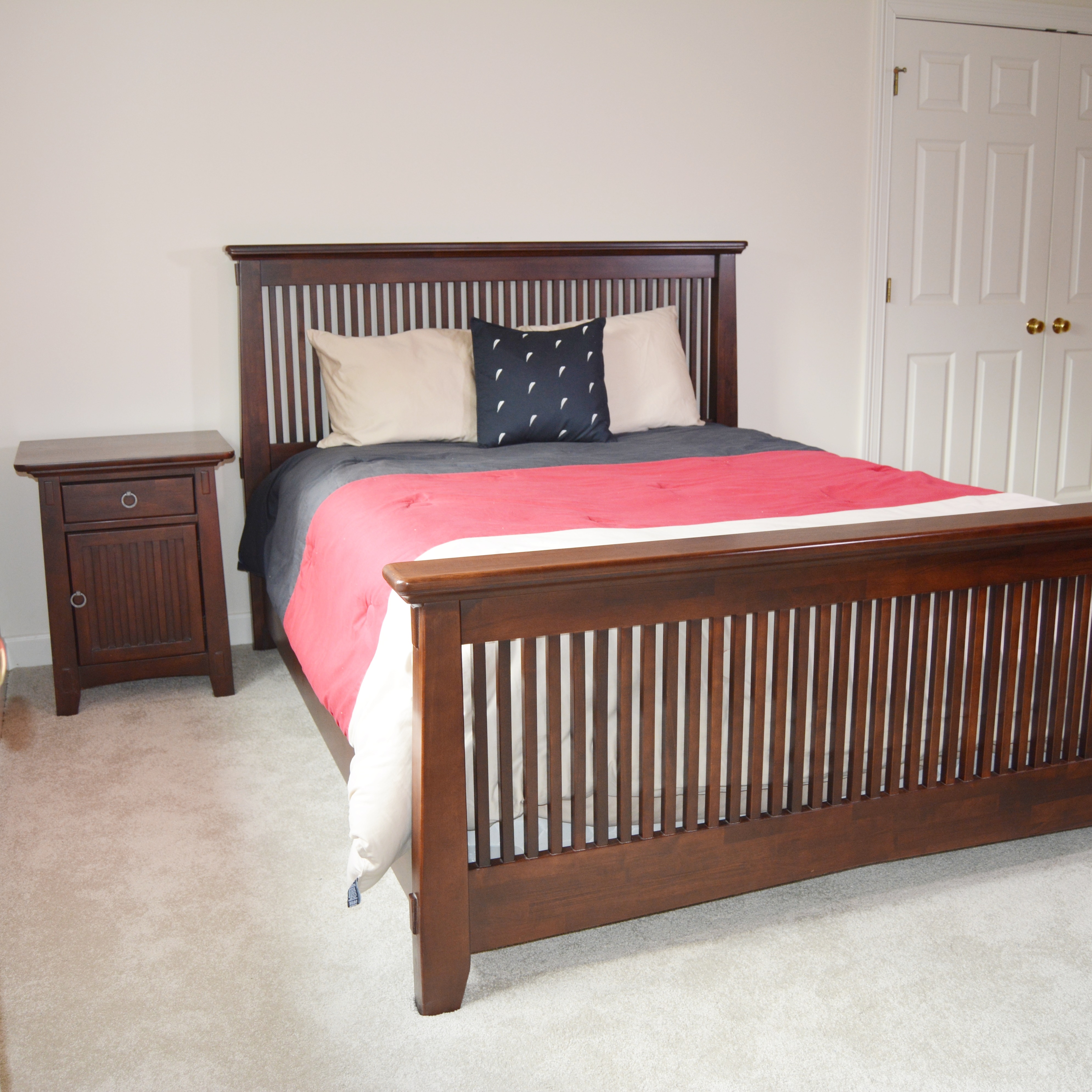 Arts and Crafts Style Full/Queen Size Bed by American Signature