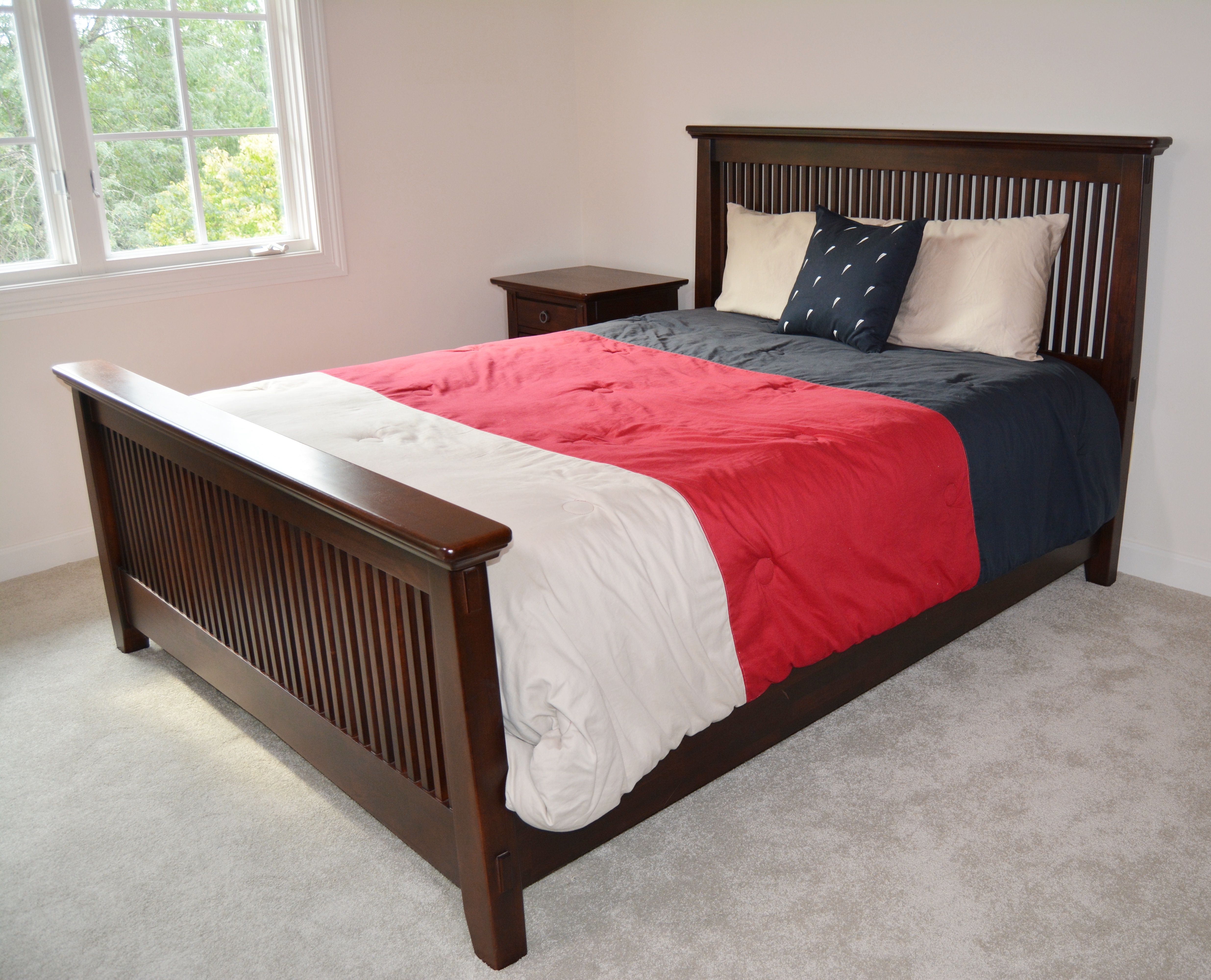 Arts and Crafts Style Full/Queen Size Bed by American Signature