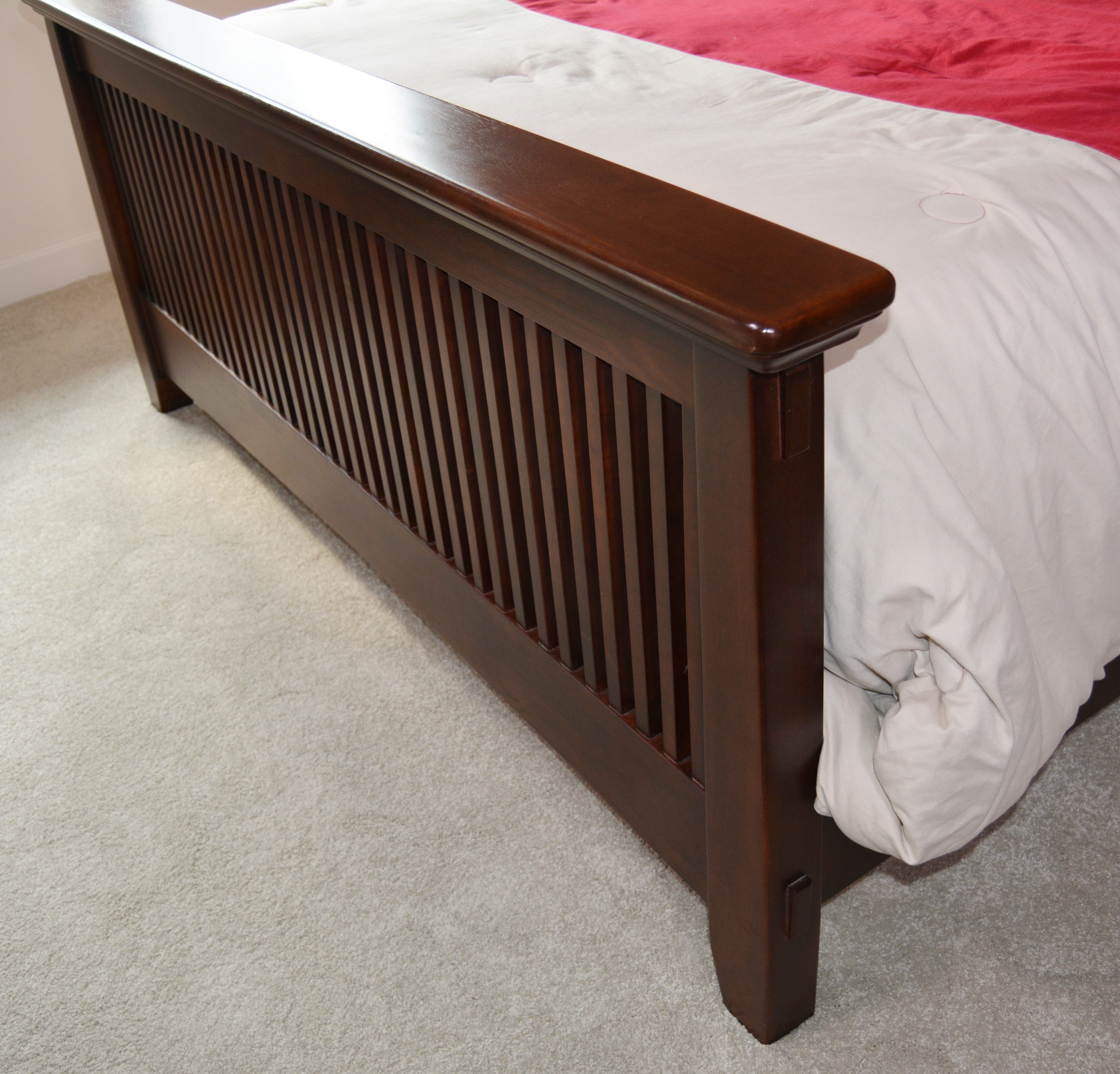 Arts and Crafts Style Full/Queen Size Bed by American Signature