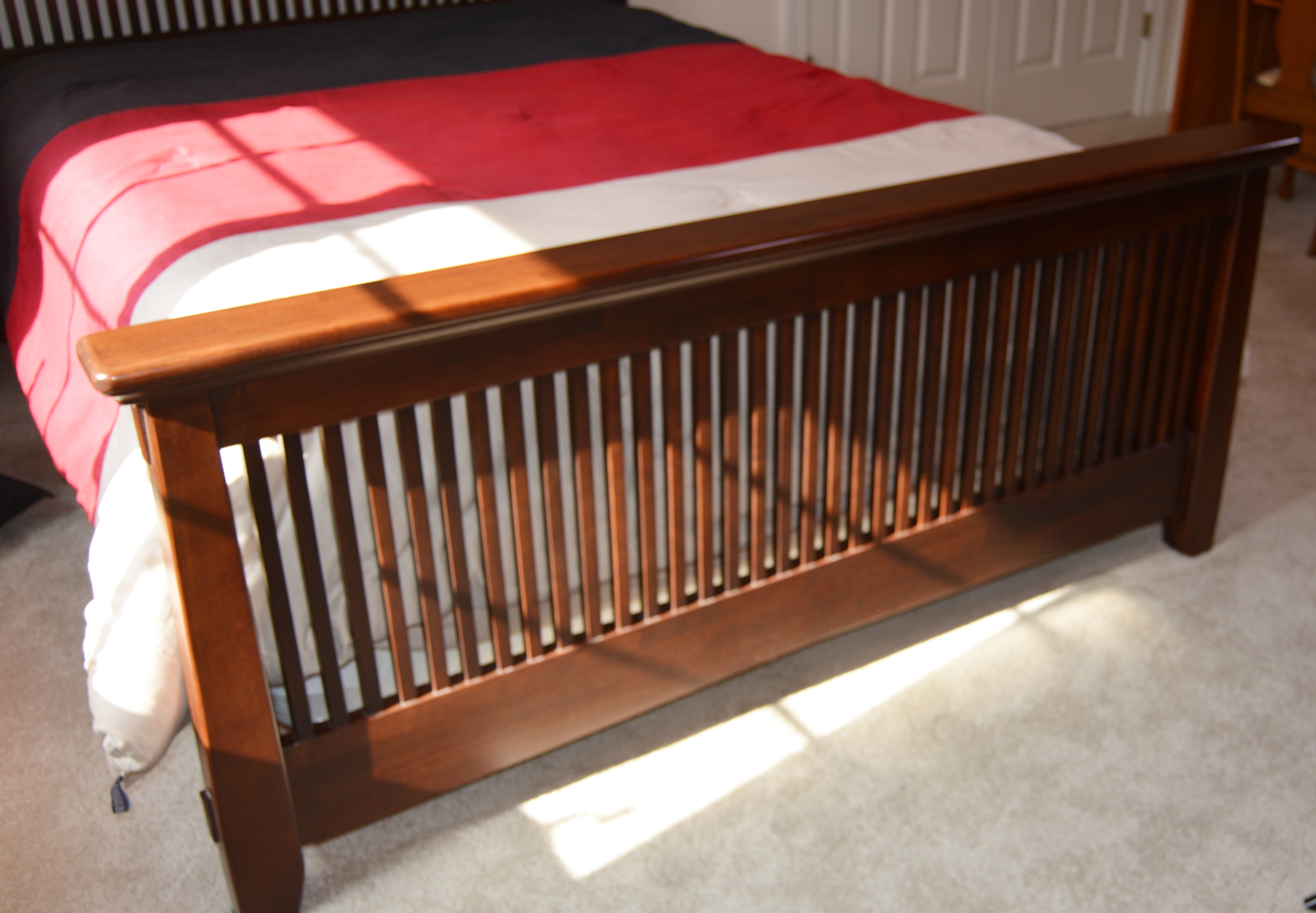 Arts and Crafts Style Full/Queen Size Bed by American Signature