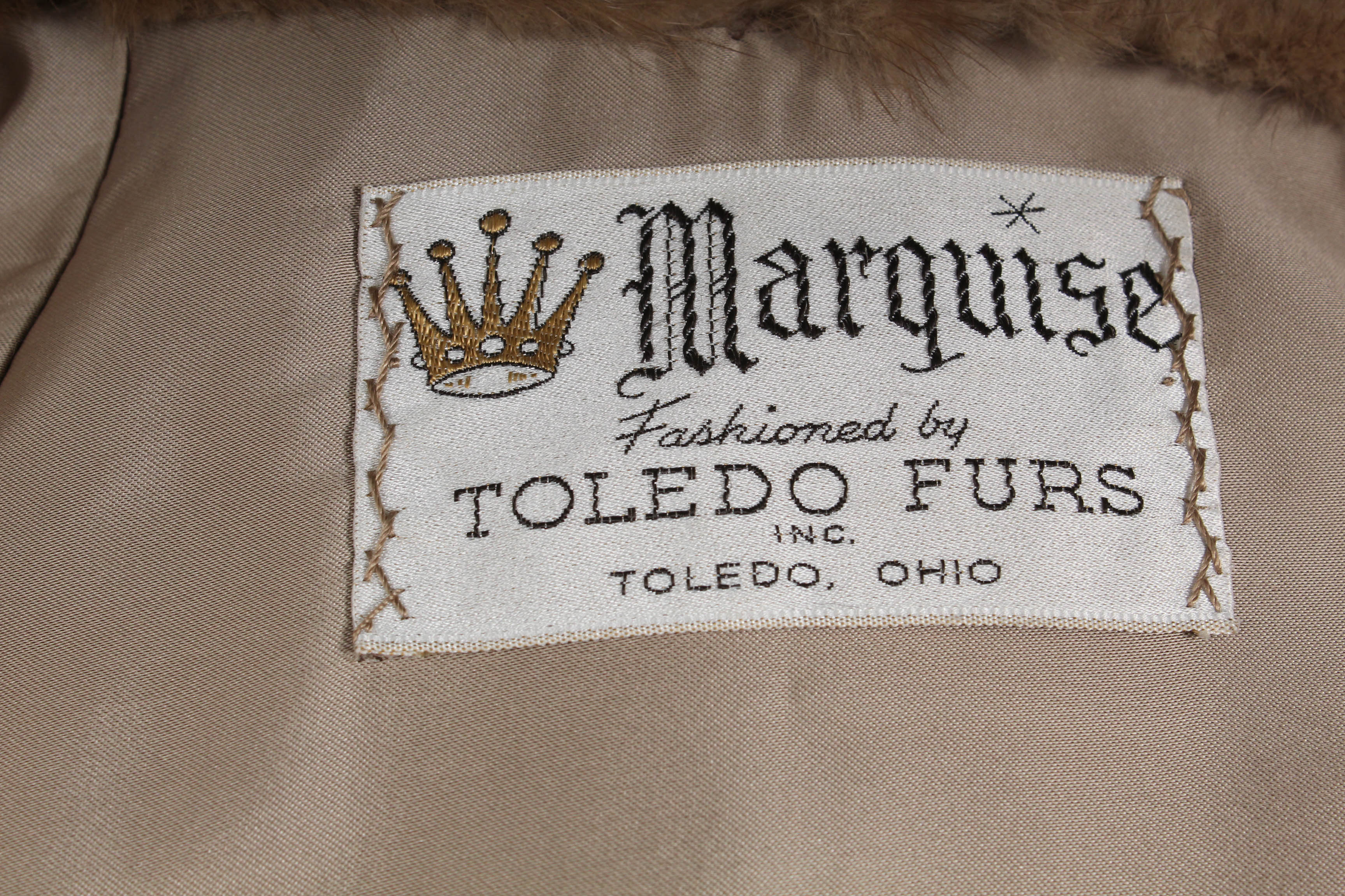 Vintage Marquise Furs Mink Fur Stole