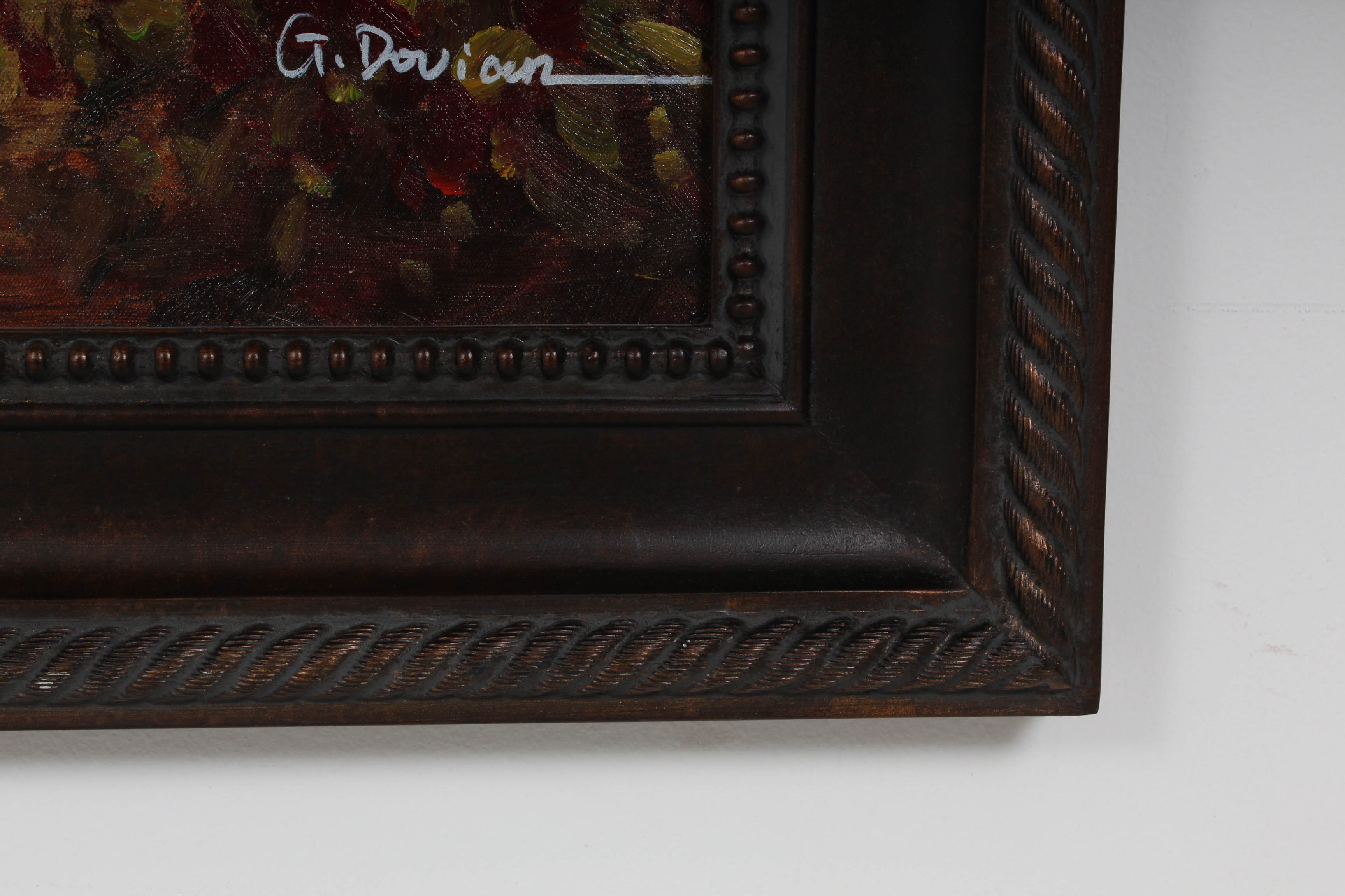 G. Dorian Oil Painting of Vineyard