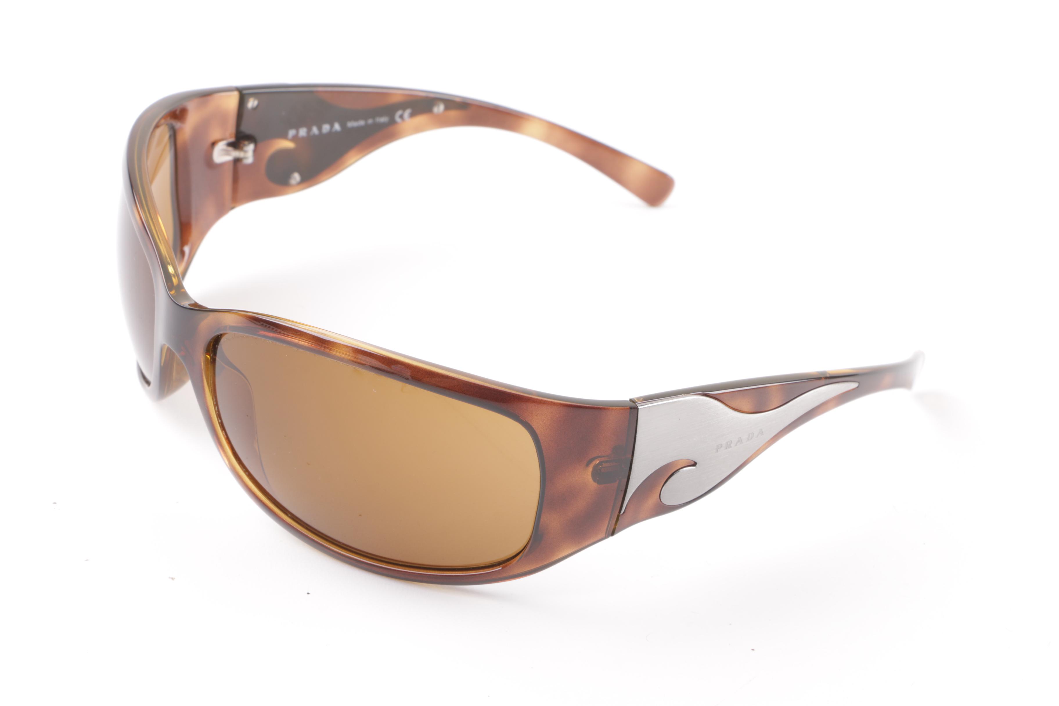 Prada and Prescription Ray-Ban Wrap Sunglasses