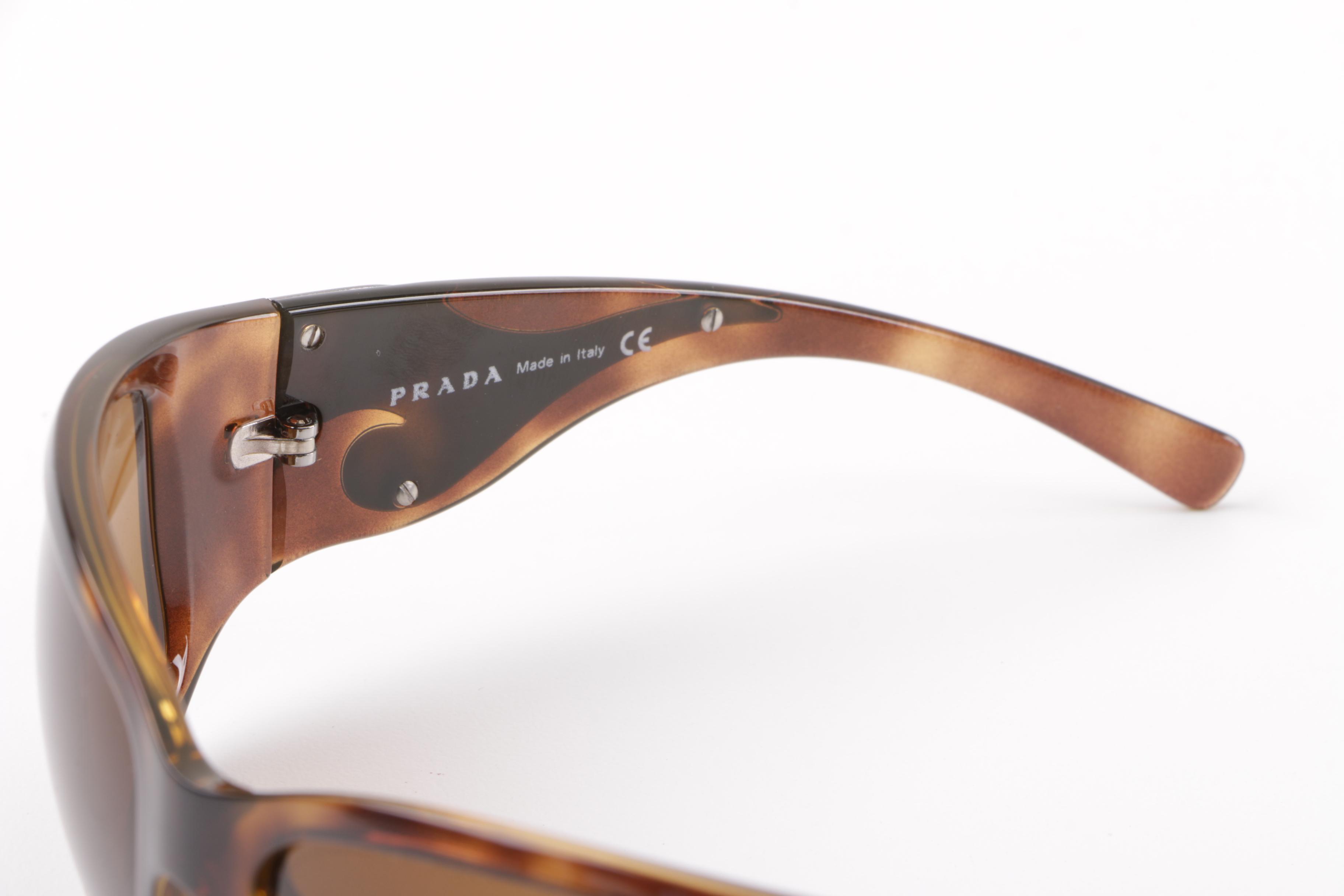 Prada and Prescription Ray-Ban Wrap Sunglasses