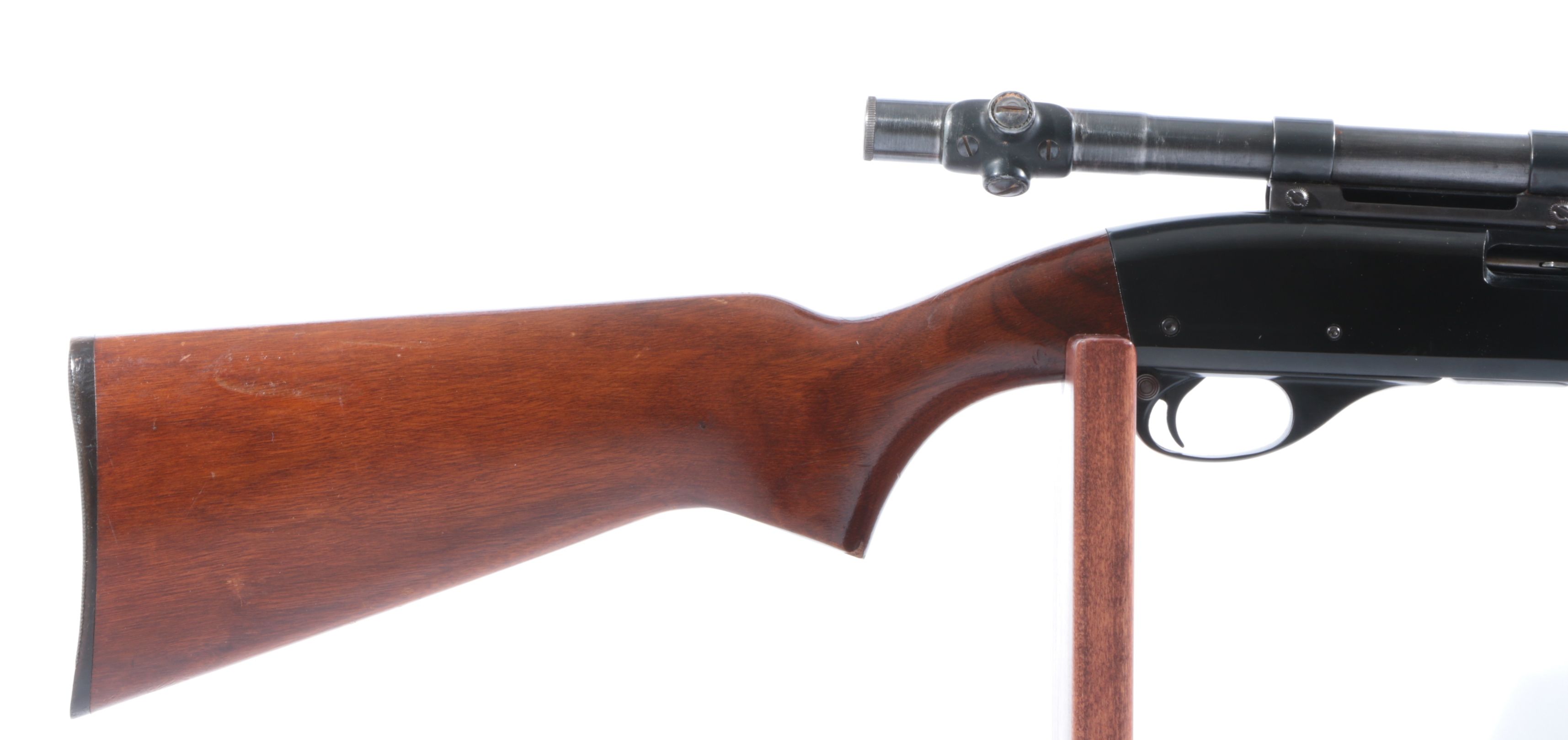 Remington Model 572 "Fieldmaster" .22 Caliber Pump Action Rifle & Mossberg Scope