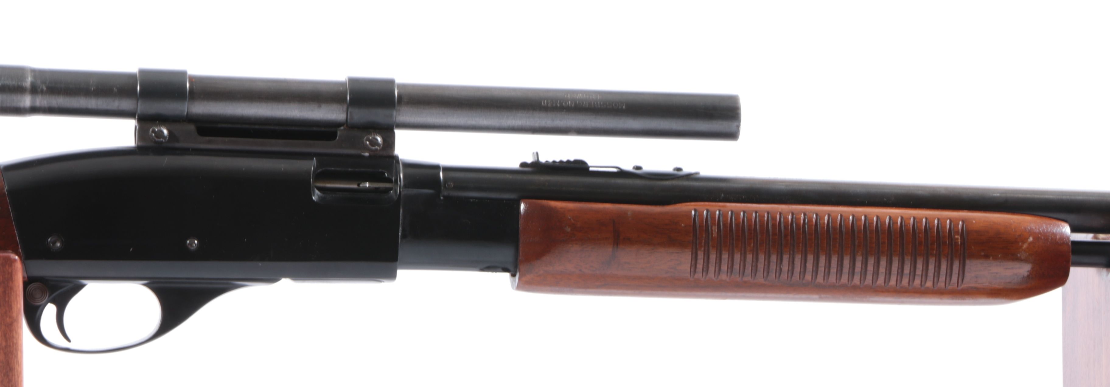 Remington Model 572 "Fieldmaster" .22 Caliber Pump Action Rifle & Mossberg Scope