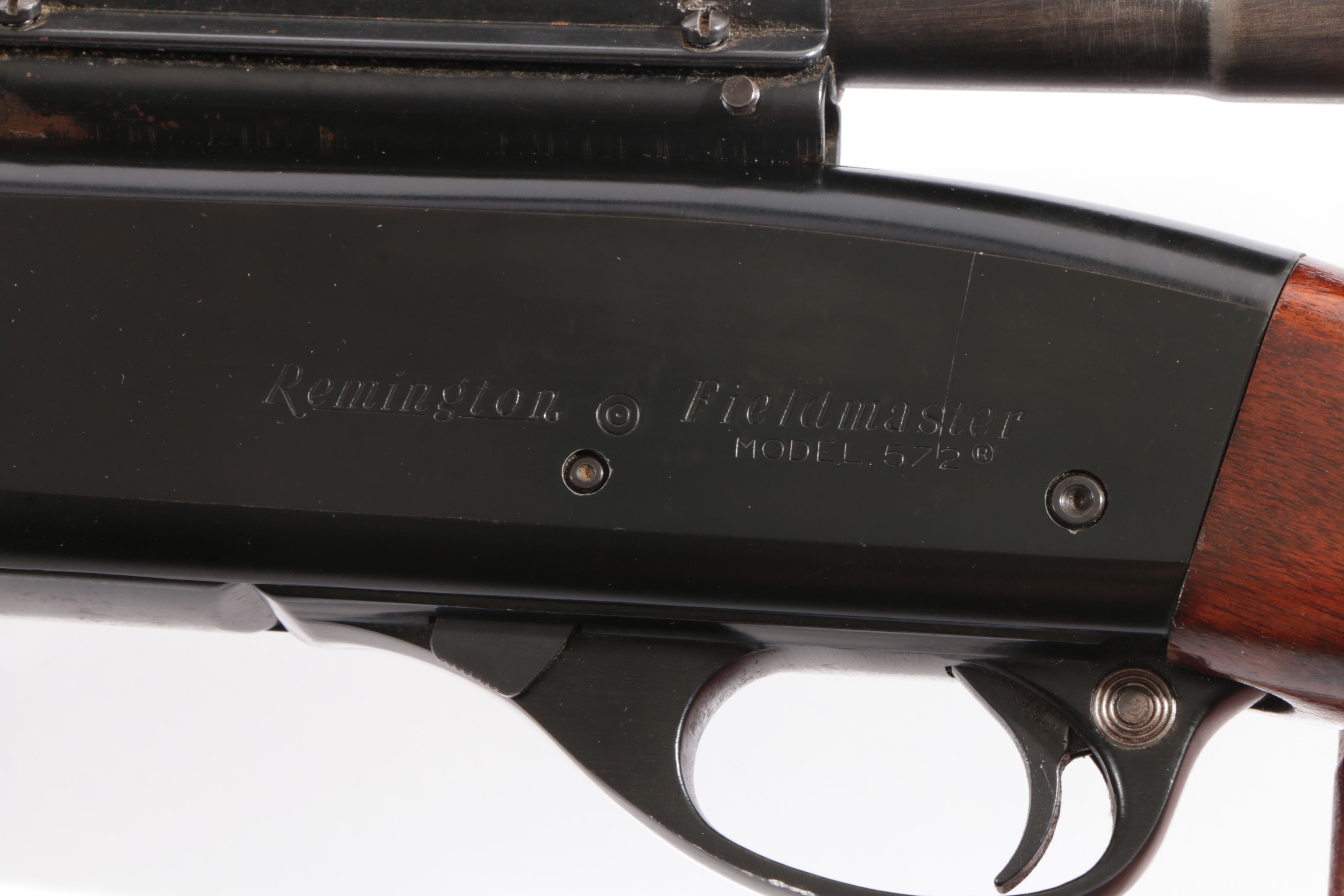 Remington Model 572 "Fieldmaster" .22 Caliber Pump Action Rifle & Mossberg Scope