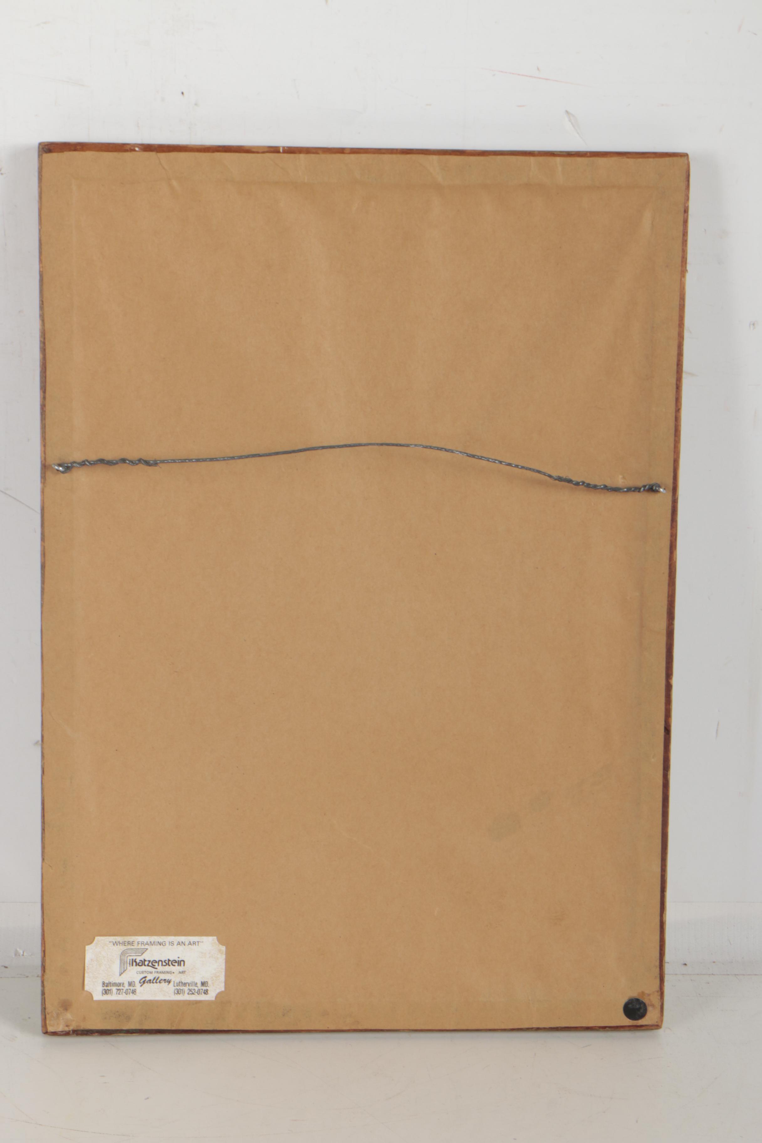 Johnson Gordon Co. Lithograph with Letterpress and Handwritten Quotes