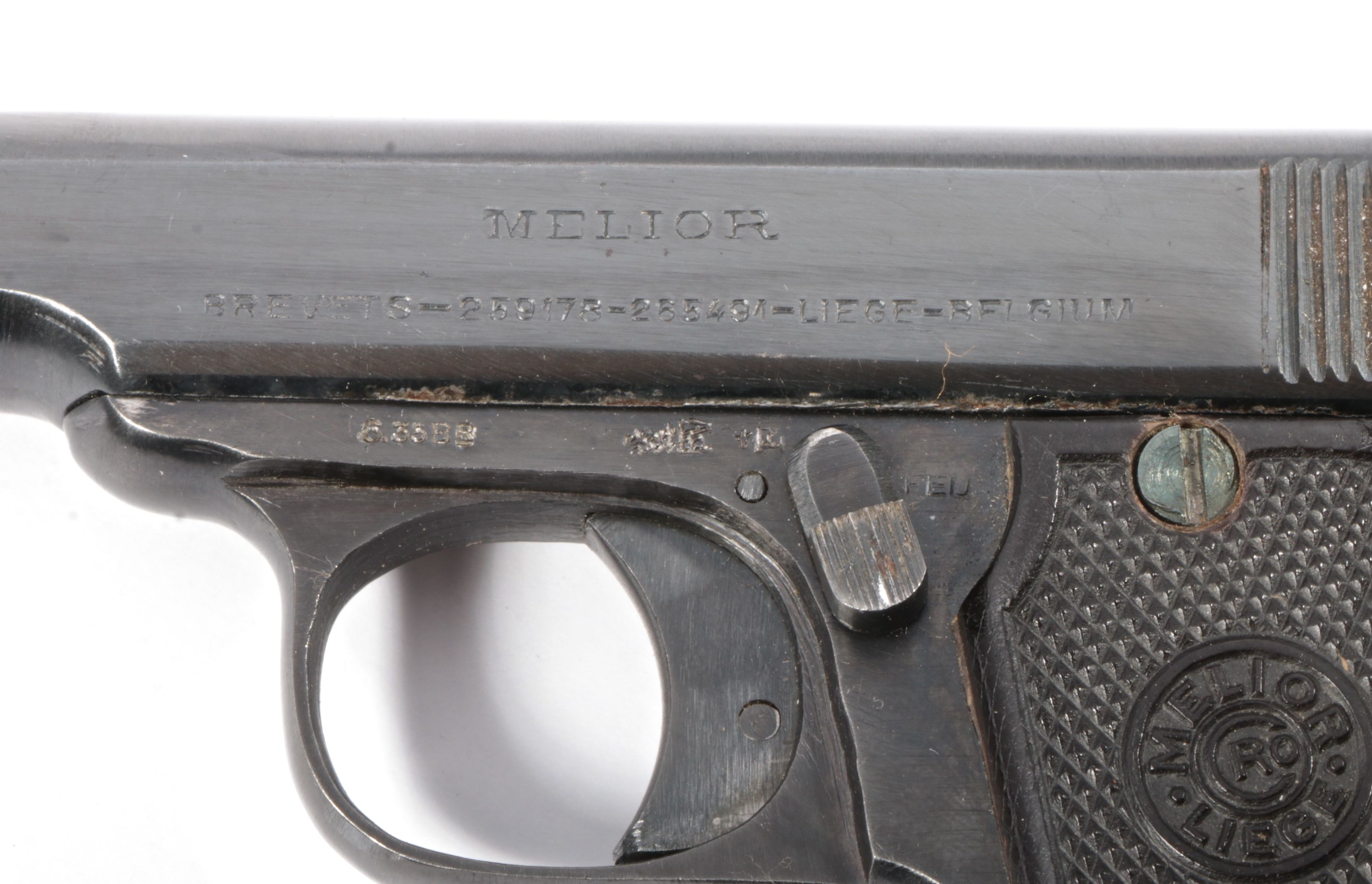 Melior 6.35mm (.25 Caliber) Semi-Automatic Pistol