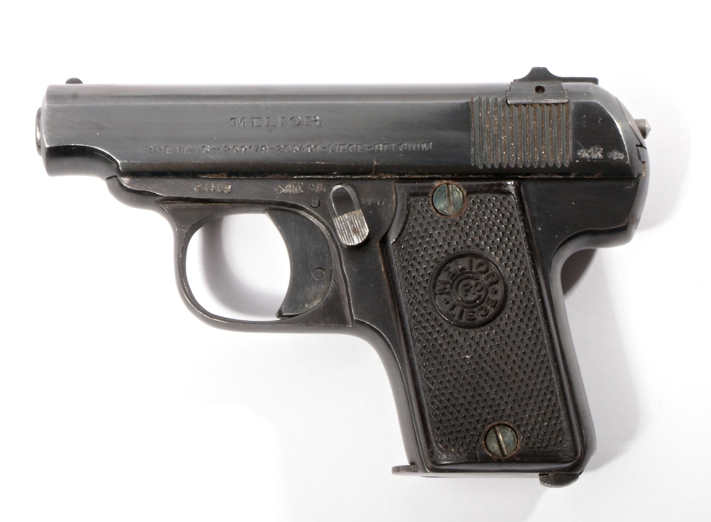 Melior 6.35mm (.25 Caliber) Semi-Automatic Pistol
