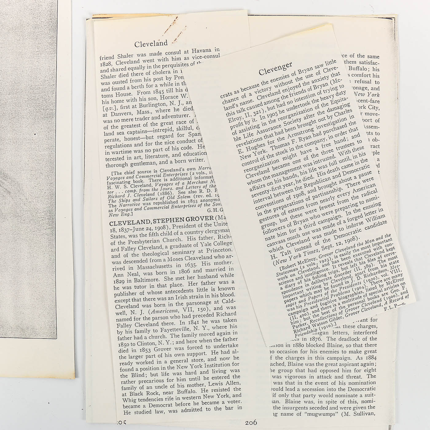 Grover Cleveland Autograph Letter Signed and Francis Cleveland Signed Check