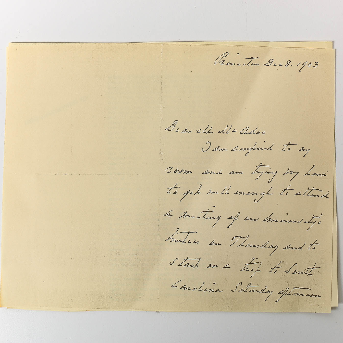 Grover Cleveland Autograph Letter Signed and Francis Cleveland Signed Check
